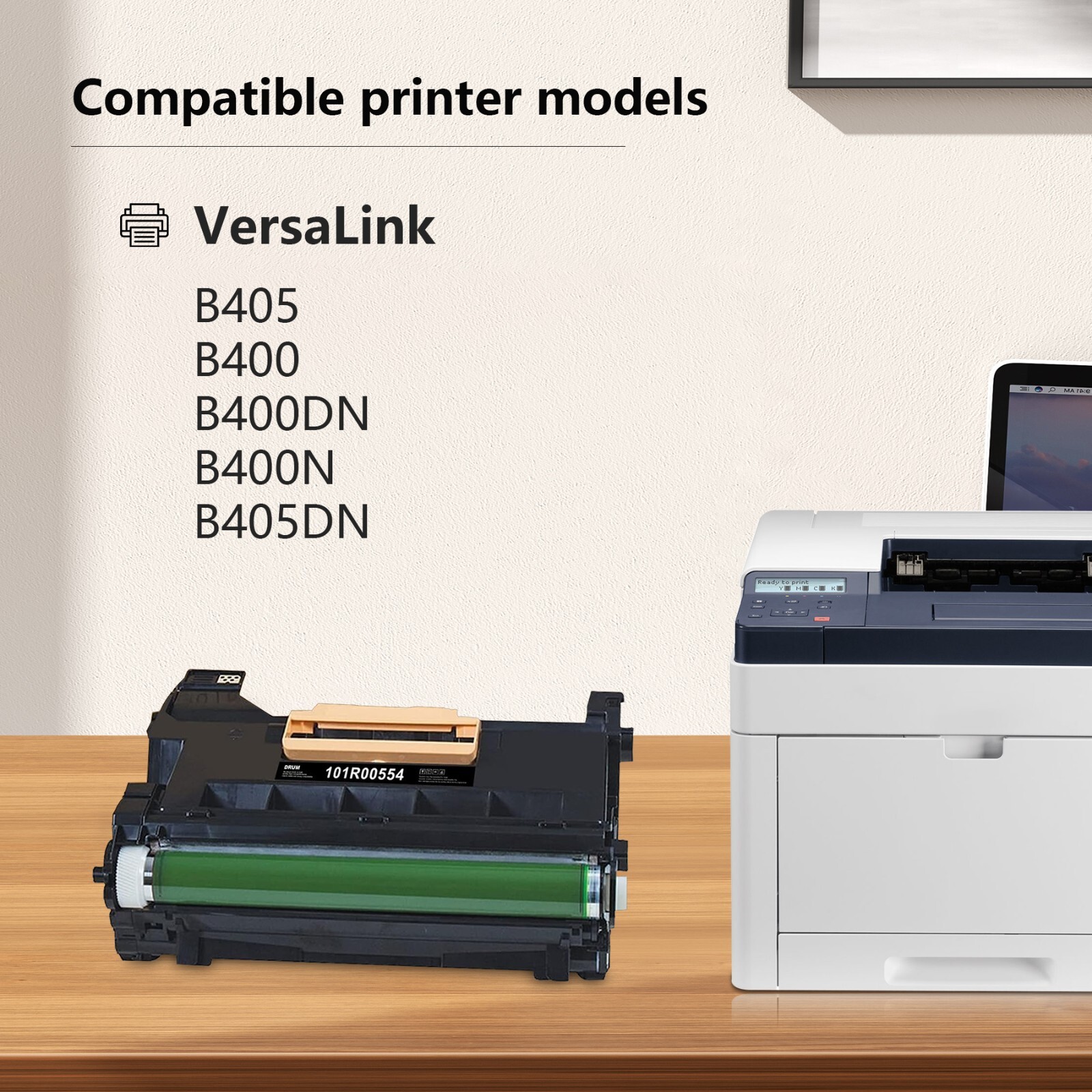 FADSOON® High Yield B400 Drum Unit for Xerox B400 B405 65,000 Pages (No Toner)
