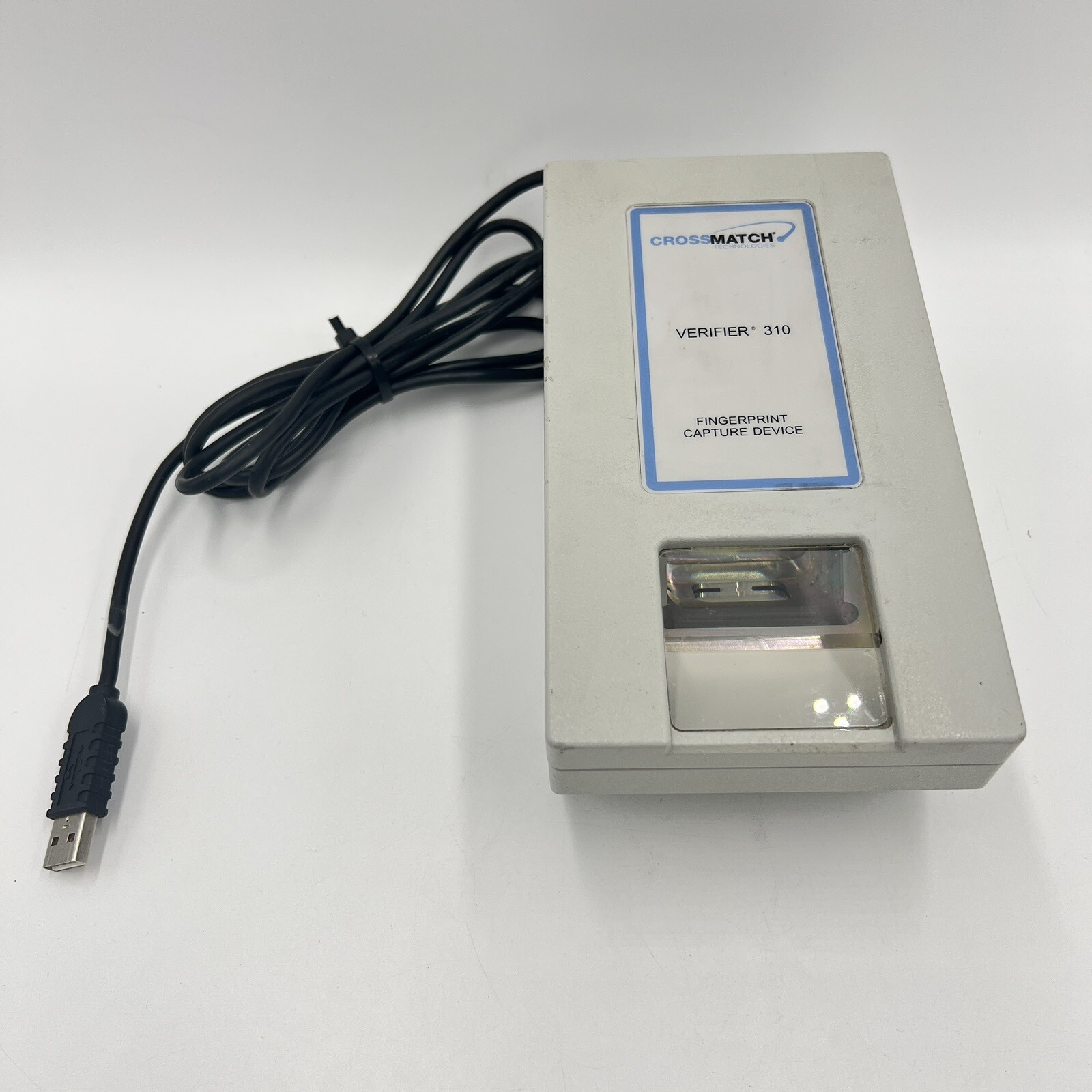 Crossmatch Verifier 310 Optical Dual Fingerprint Capture Scanner USB