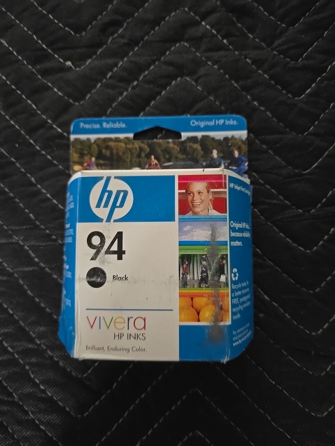 HP 94 black NEW sealed EXPIRED OEM ink print cartridge inkjet Vivera deskjet box