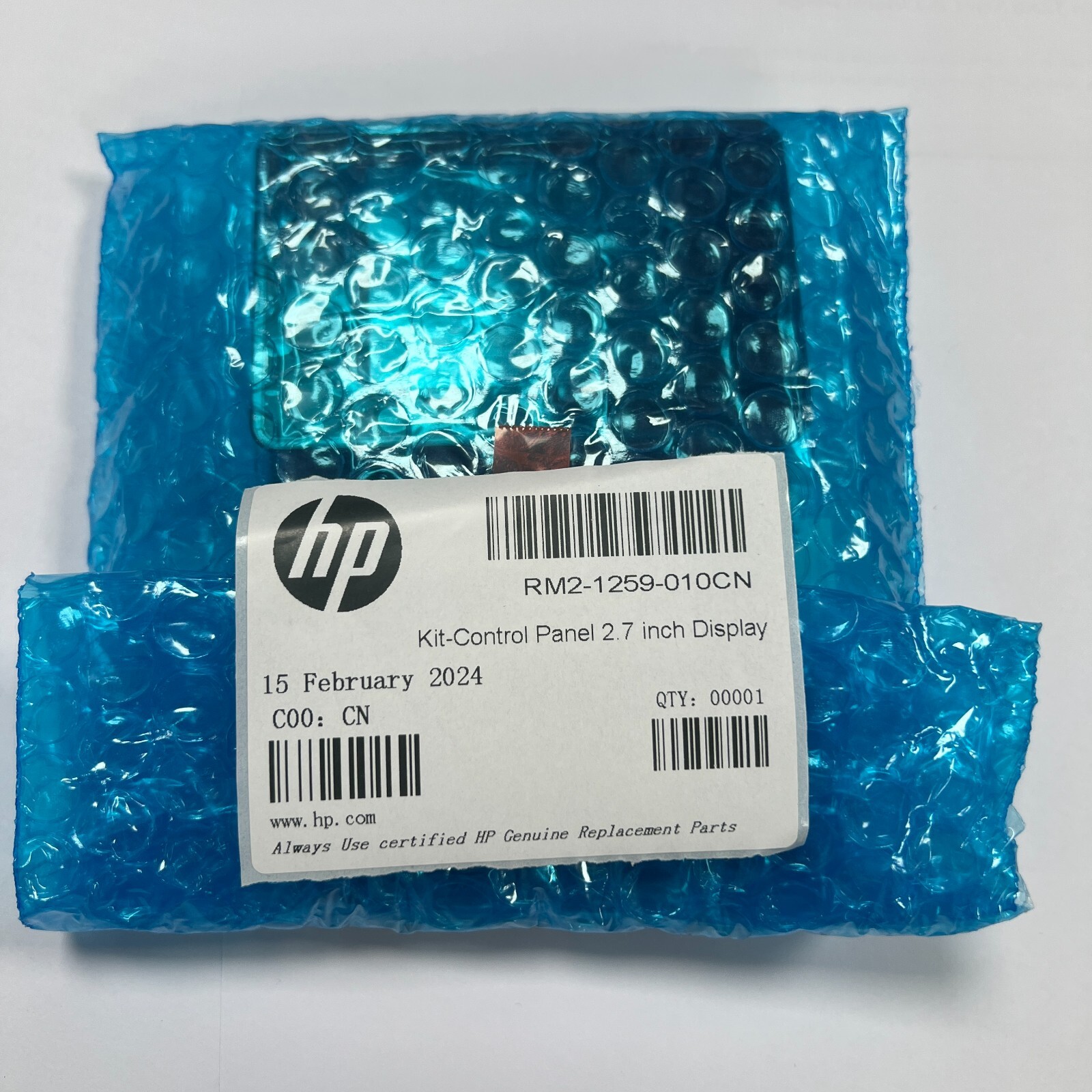 2.7” Control Display Panel for HP LaserJet M607 M608 M609 RM2-1259 5851-7975