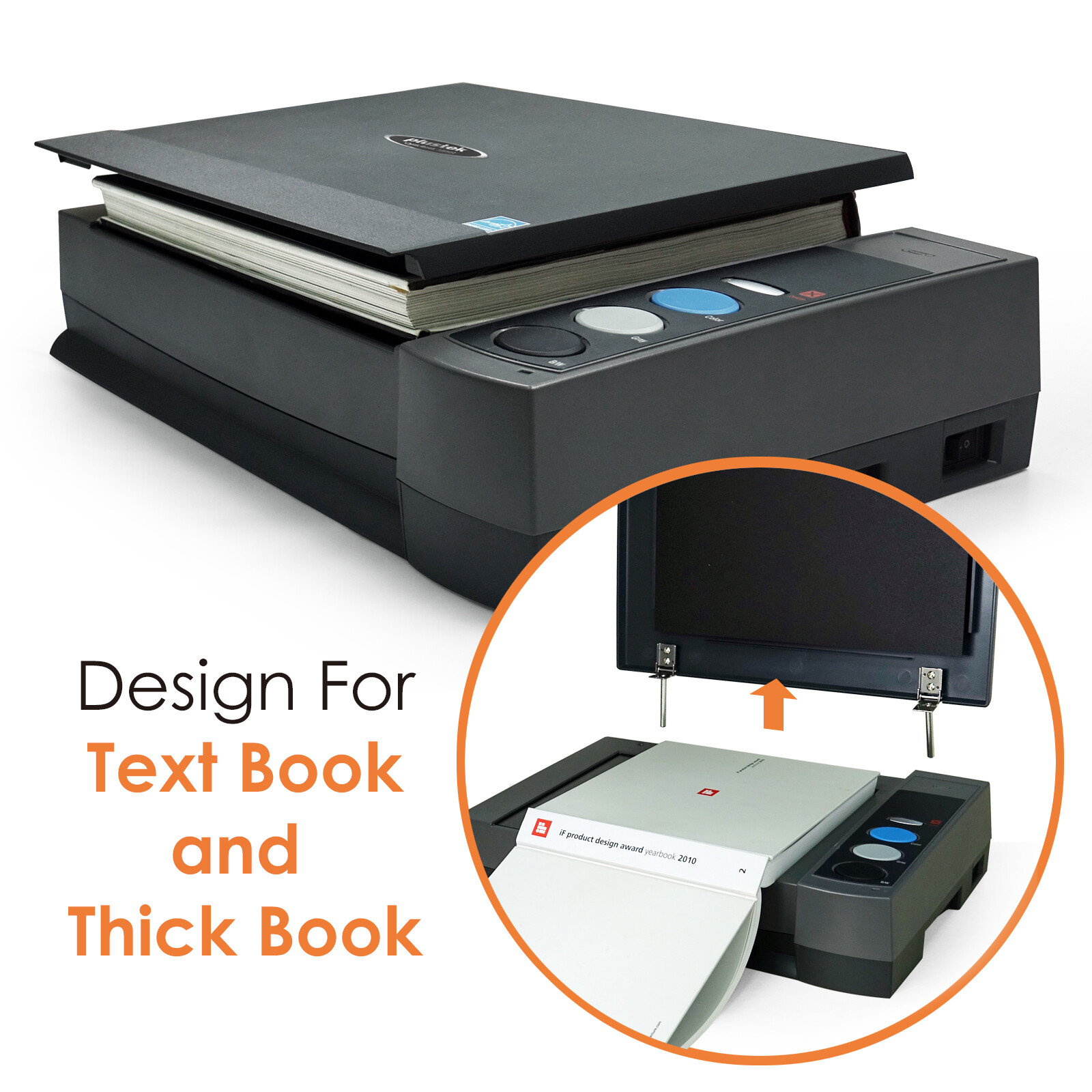 Plustek Book scanner – 7 second per page, Convert book to PDF, ePub with OCR