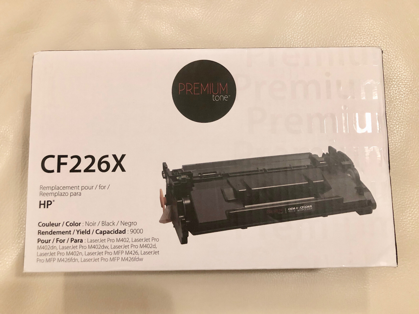 Premium Tone HP Toner CF226X Black 9000 pages 26X CF226XC