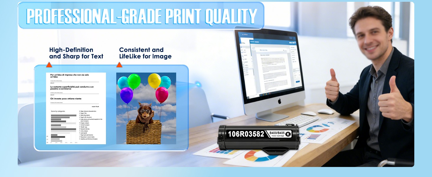 106R03582 Toner Cartridge for Xerox VersaLink B400/B400N/B400DN/B405/B405N/B405D