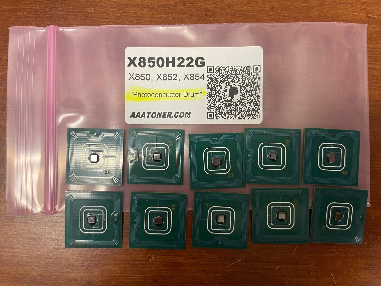 10 x DRUM Chip ” X850H22G ” for Lexmark X850, X852, X854 Photoconductor Refill