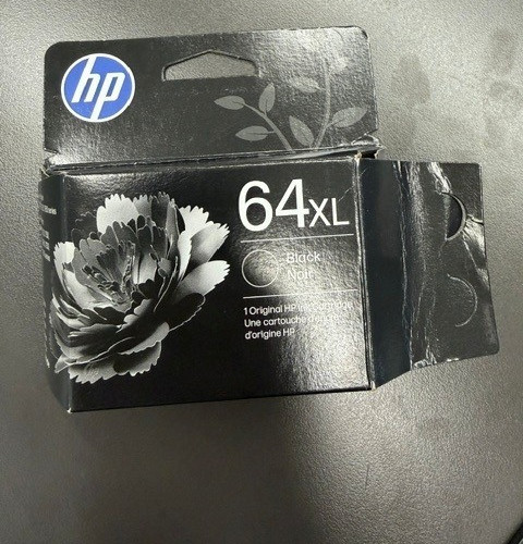 Genuine HP 64XL High Yield N9J92AN Black OEM Ink Cartridge new open box