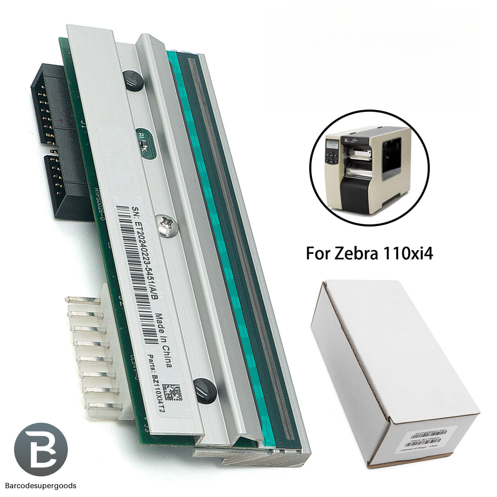 Printhead for Zebra 110Xi4 105SL Plus Barcode Printer 203dpi P1004230 New