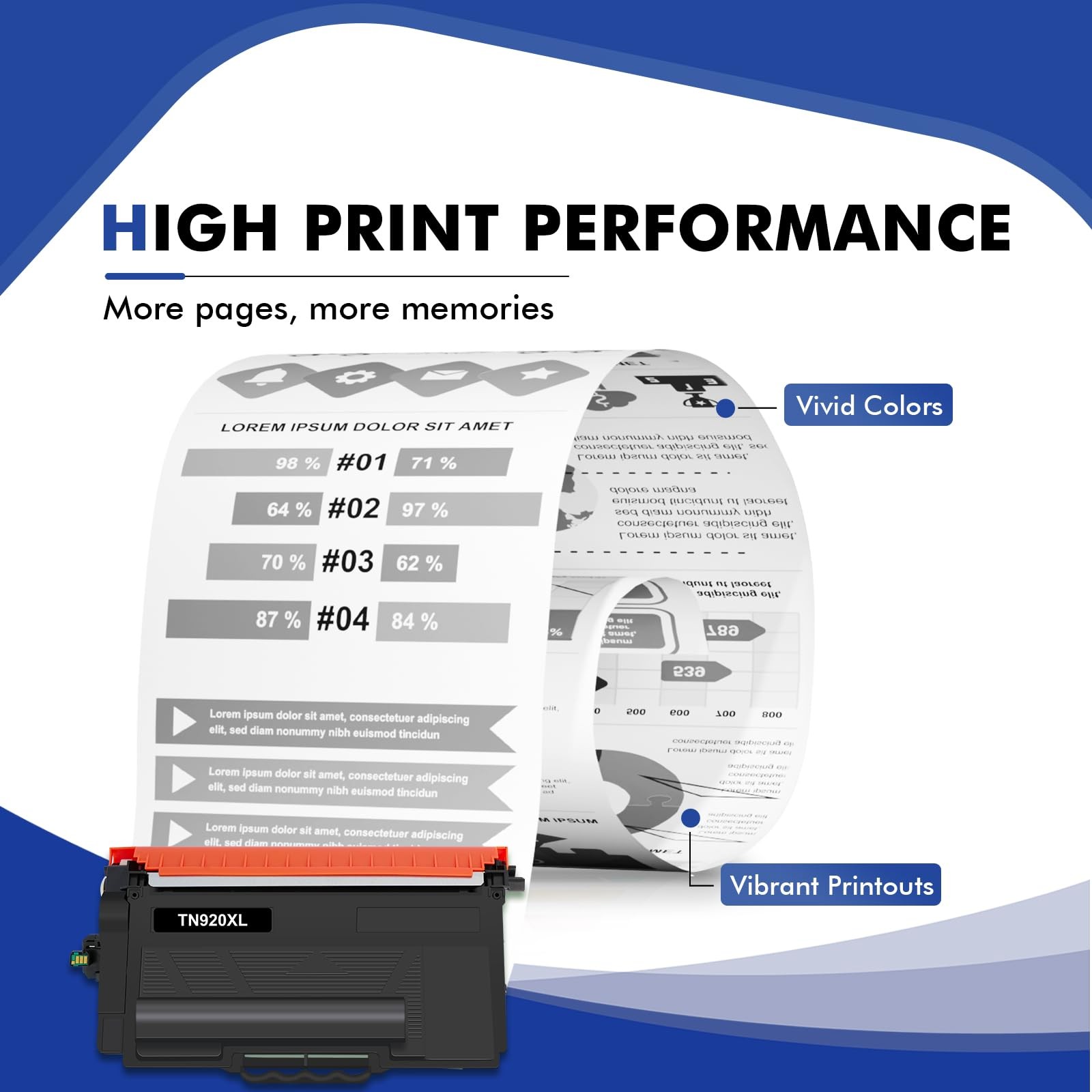TN920XL TN920 Toner Cartridge HL-L6210DW Compatible for Brother TN 920 920XL …