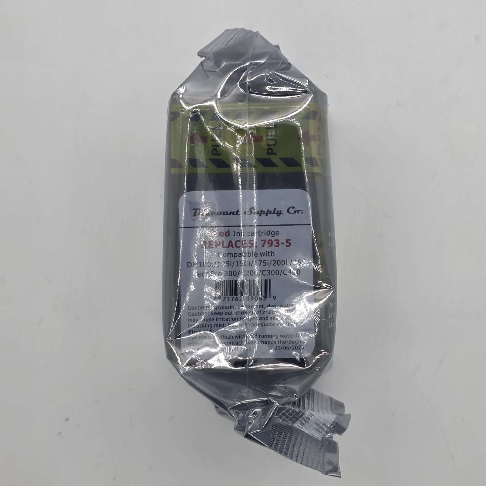 Third Party 793-5 Red Ink Cartridge for P700, DM100i, DM125i, DM150i New Sealed