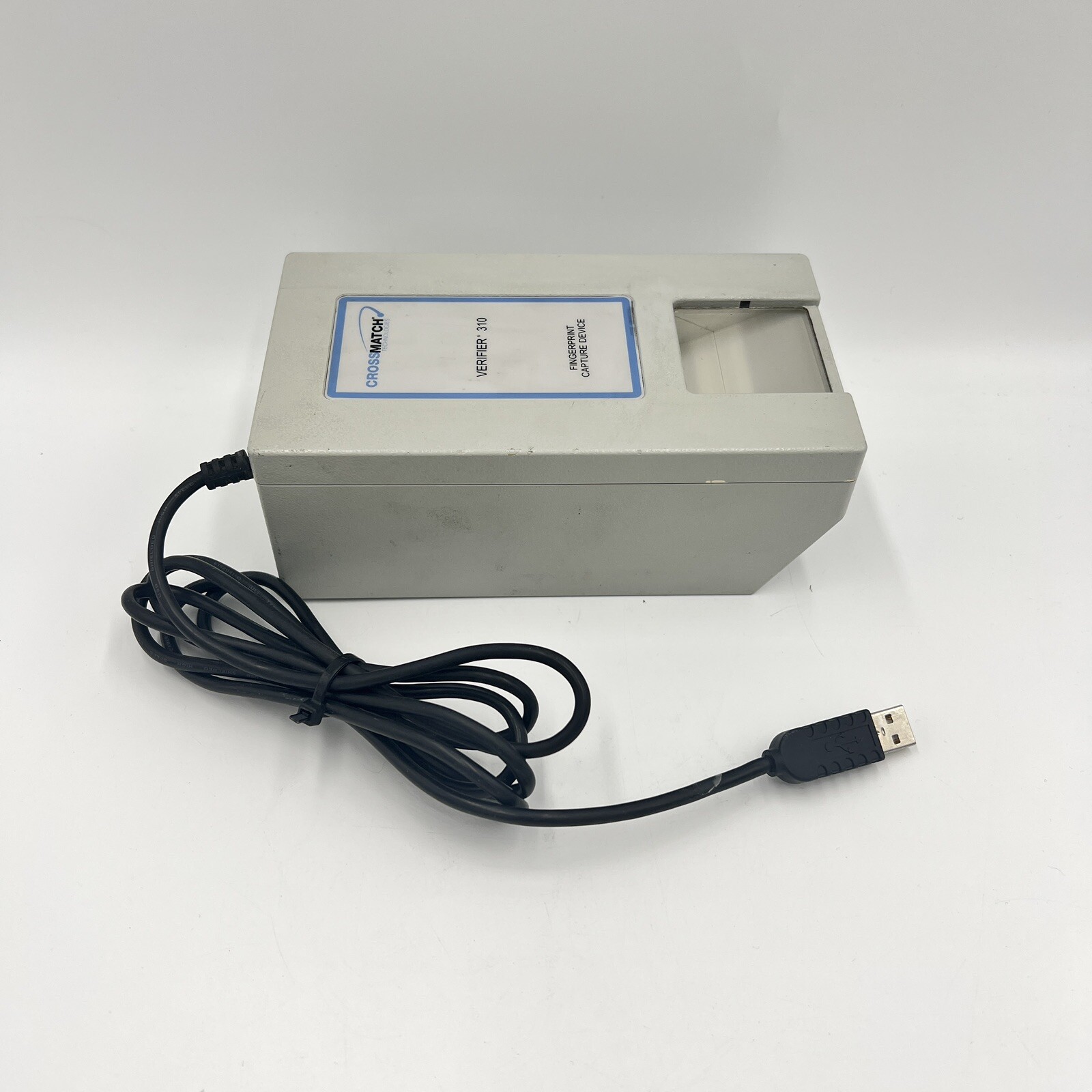 Crossmatch Verifier 310 Optical Dual Fingerprint Capture Scanner USB
