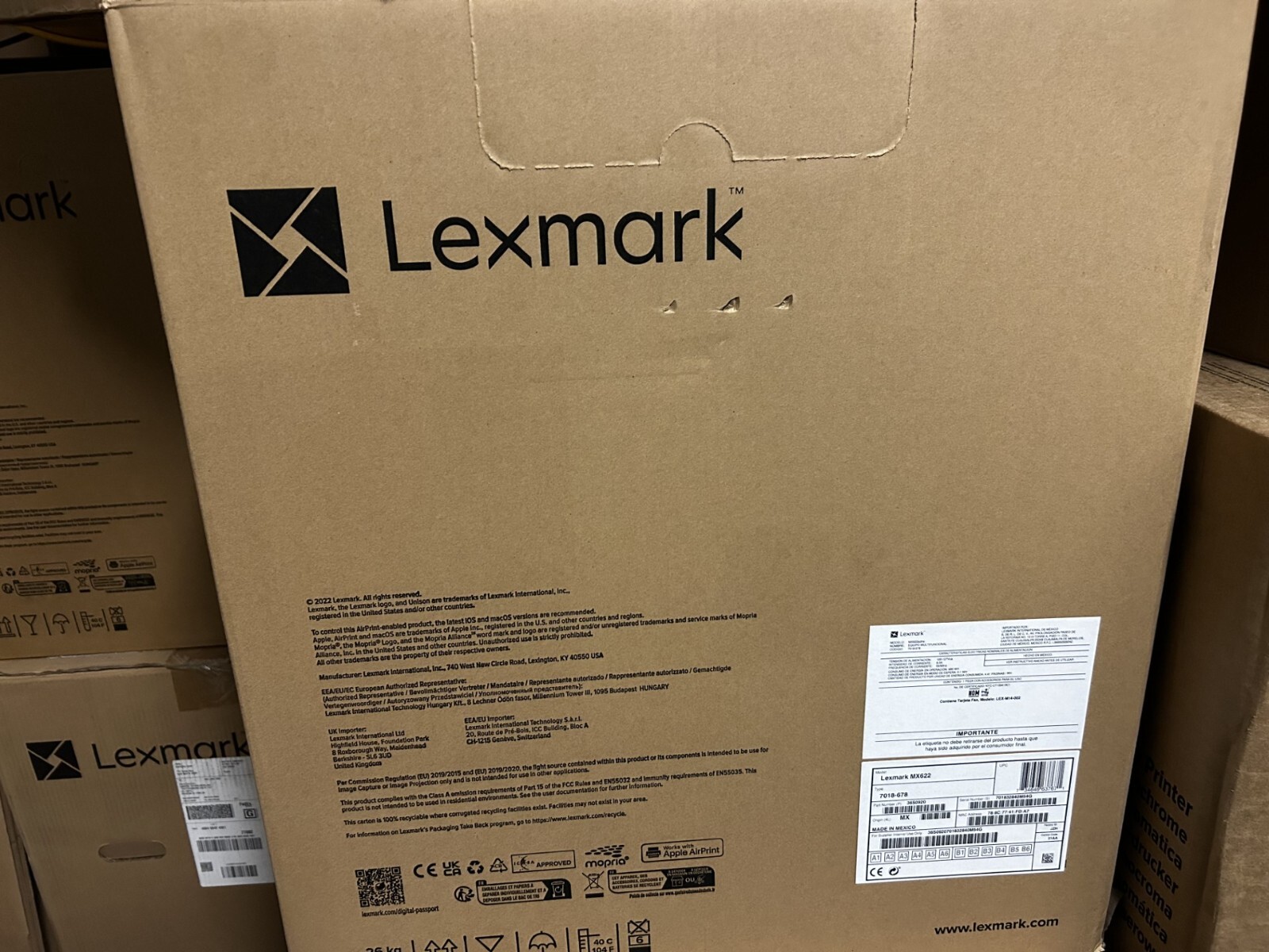 Lexmark MX622ADHE Mono Multi Laser Printer Model:(36S0920)