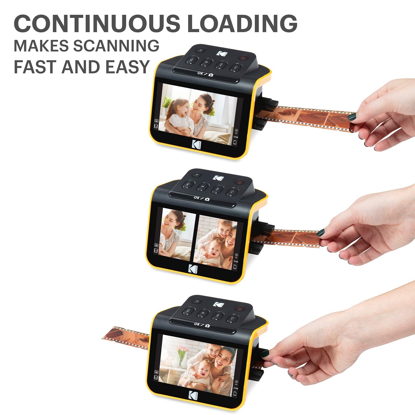 Kodak Slide N SCAN Digital Portable Film Scanner 5″ LCD Screen, Slide Scanner
