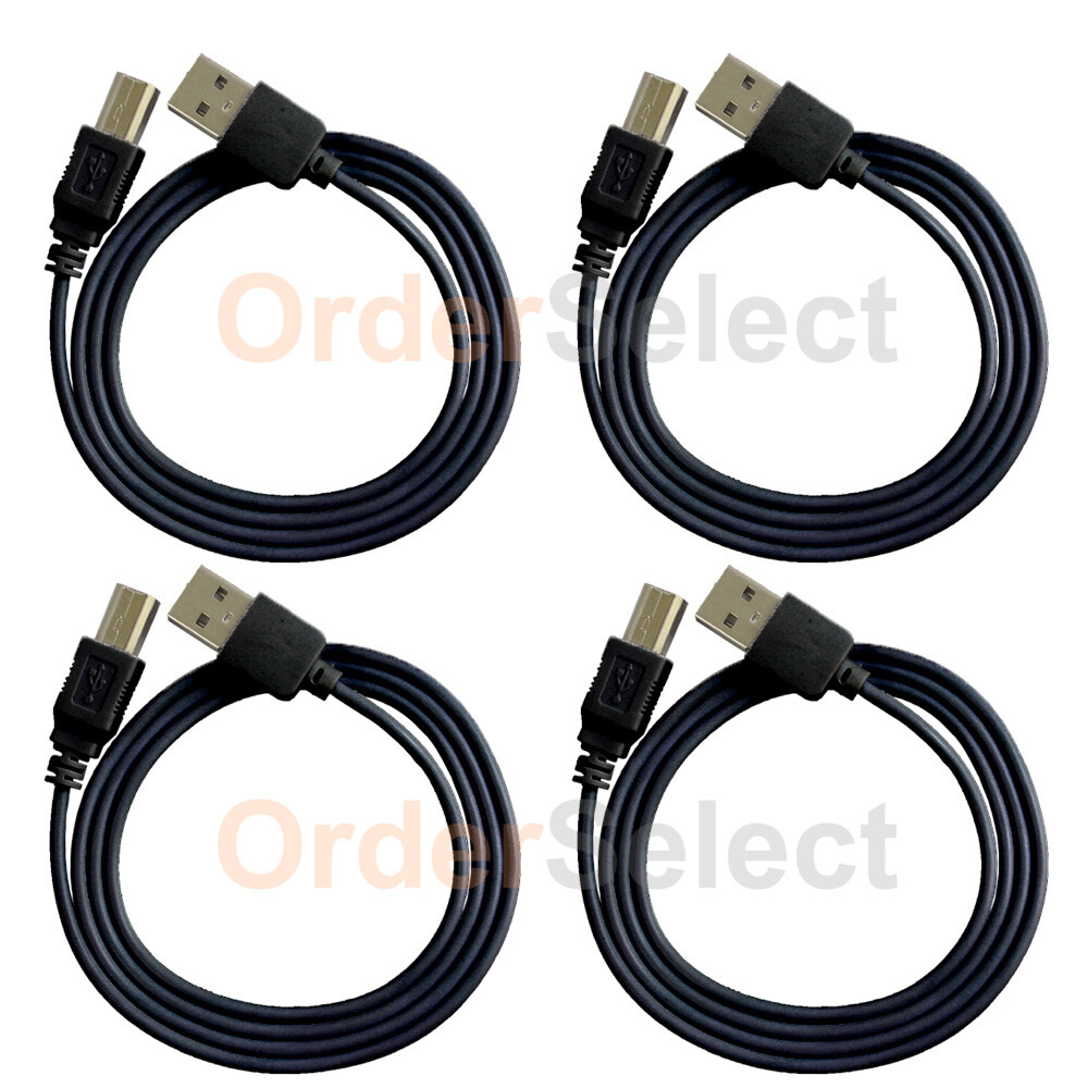 4X USB 2.0 A TO B HIGH SPEED PRINTER SCANNER PREMIUM CABLE CORD HOT! 2,000+SOLD