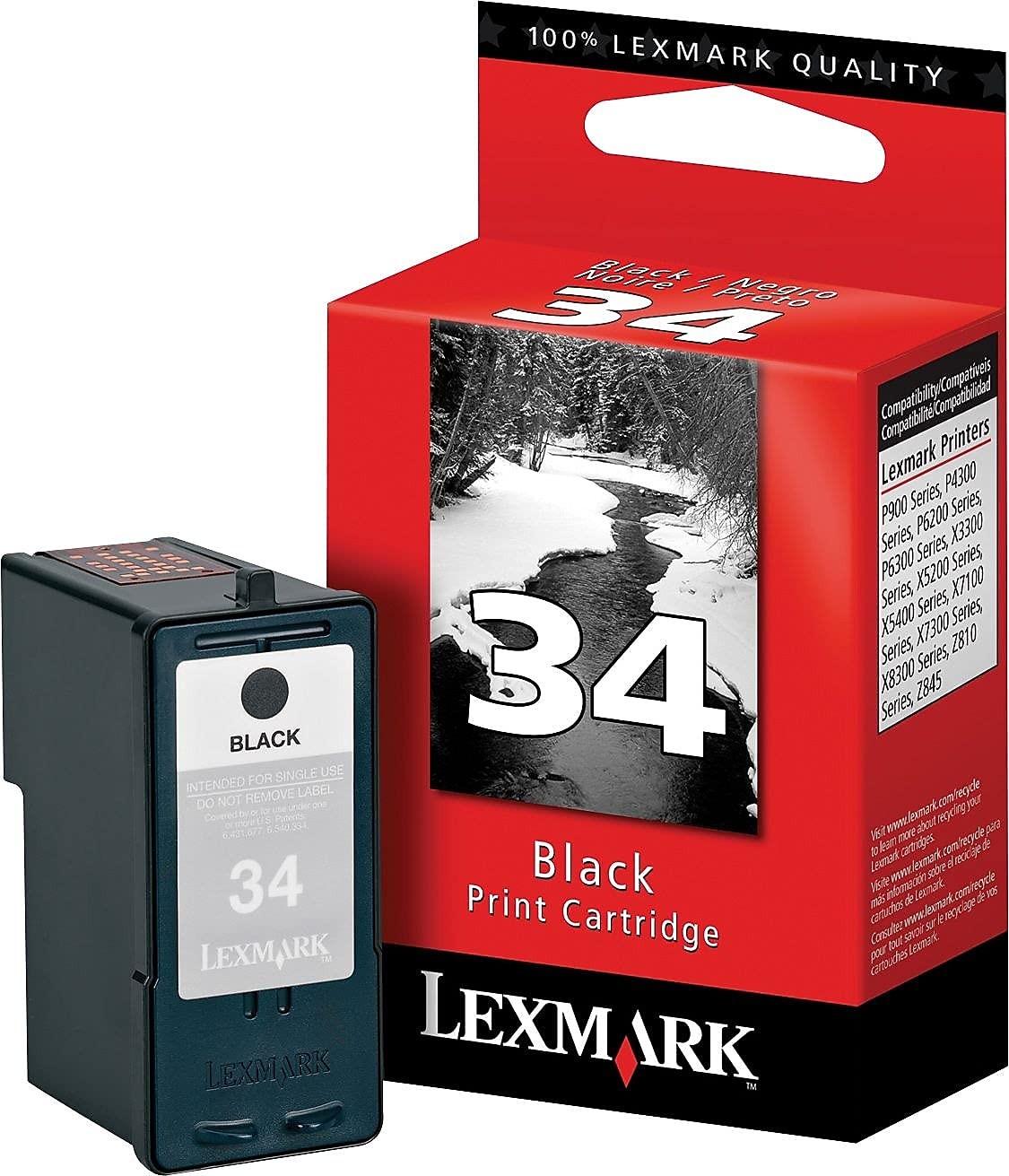 Brother Genuine High Yield Black -Ink -Cartridge, 1 Count (Pack of 1),