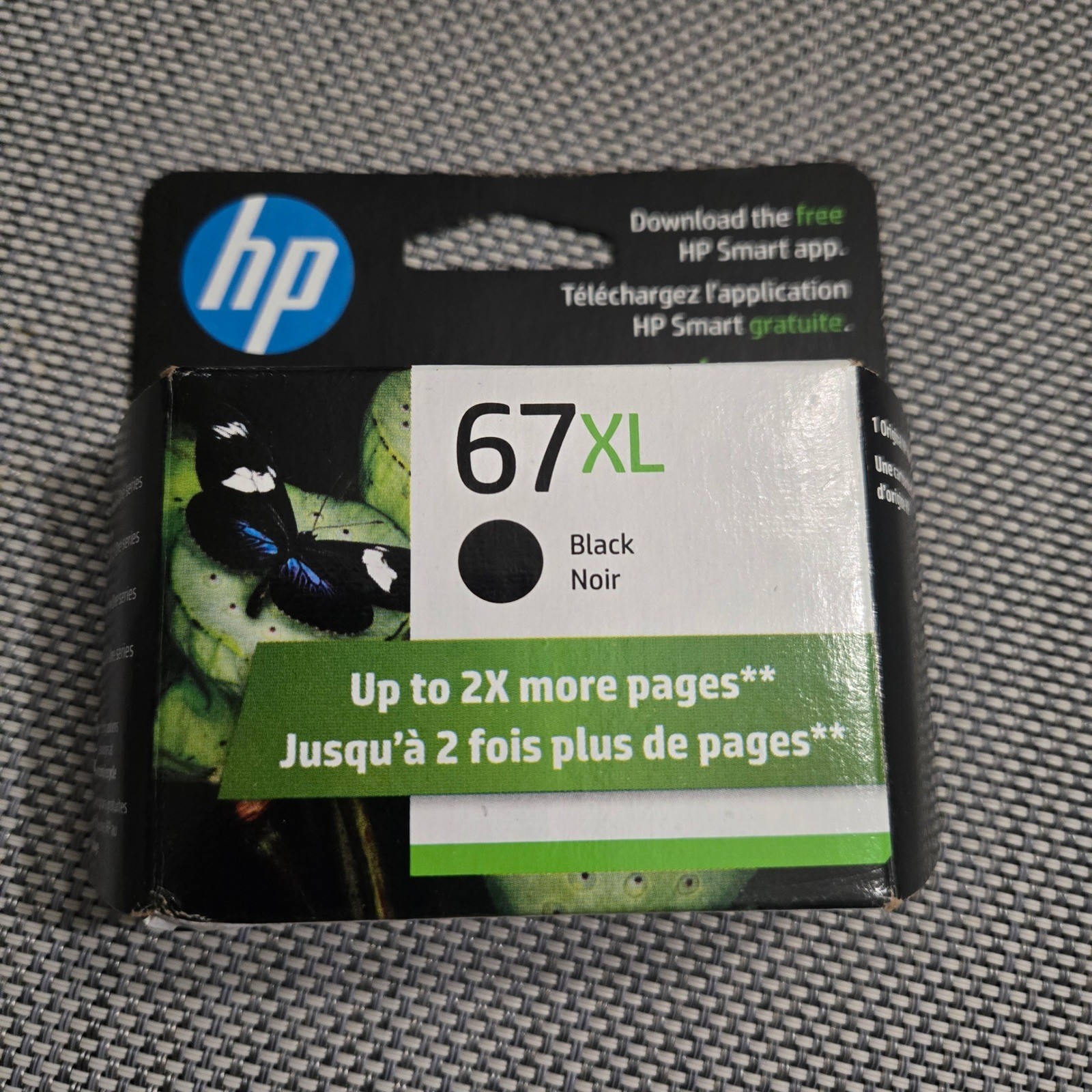 HP Ink Cartridge 67XL High Yield Black 3YM57AN DeskJet ENVY NEW Expired 3/2024
