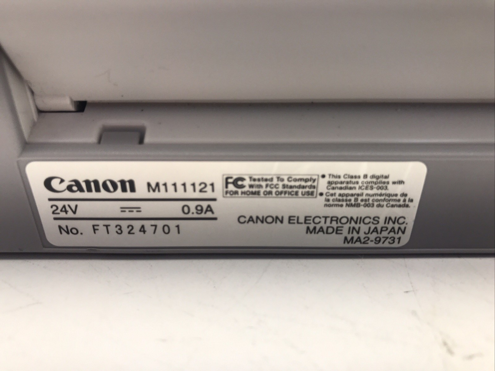 Canon ImageFORMULA DR‑M140 Office Document Scanner (M111121) No AC Adapter