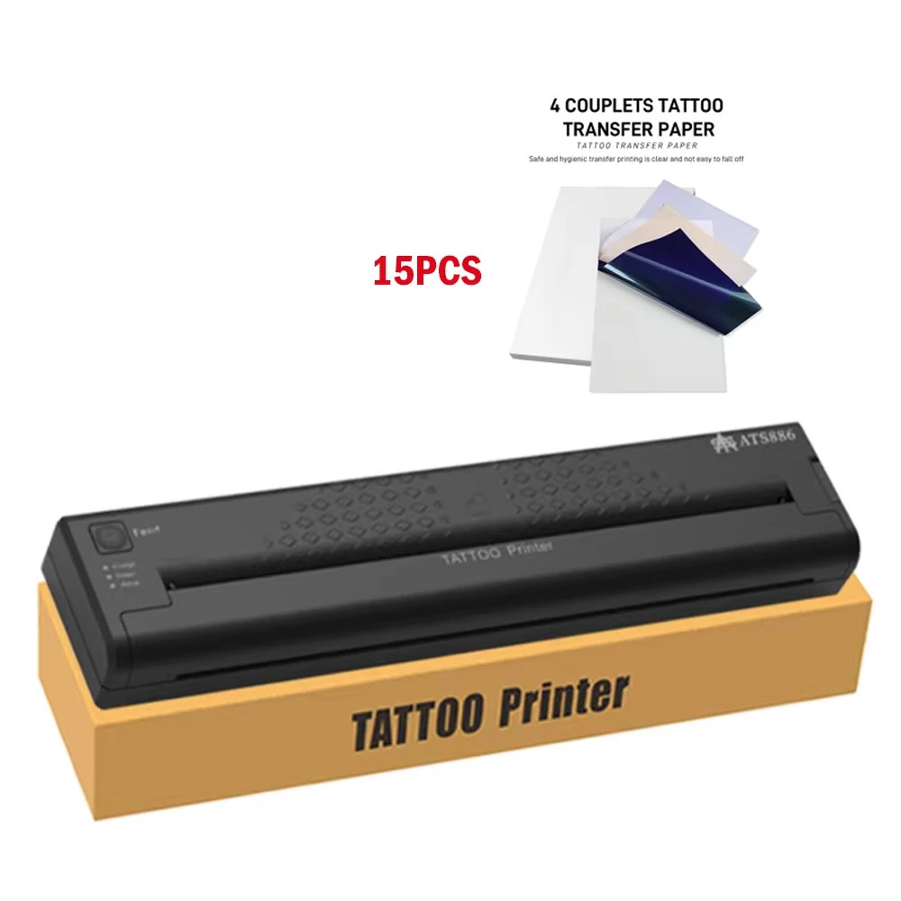 New Wireless Printer Tattoo Template Printer with 2000MAH Power Tattoo Printer