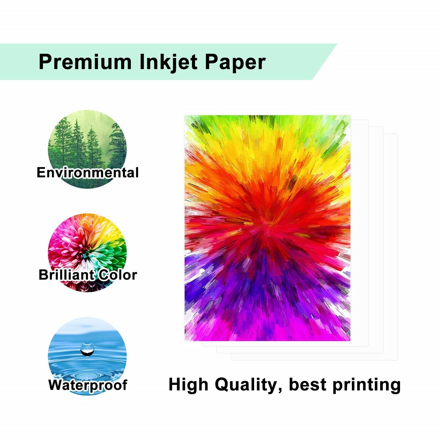 Koala Premium Luster Photo Paper 11×17 66lb Inkjet Printer 50 Sheets 250gsm