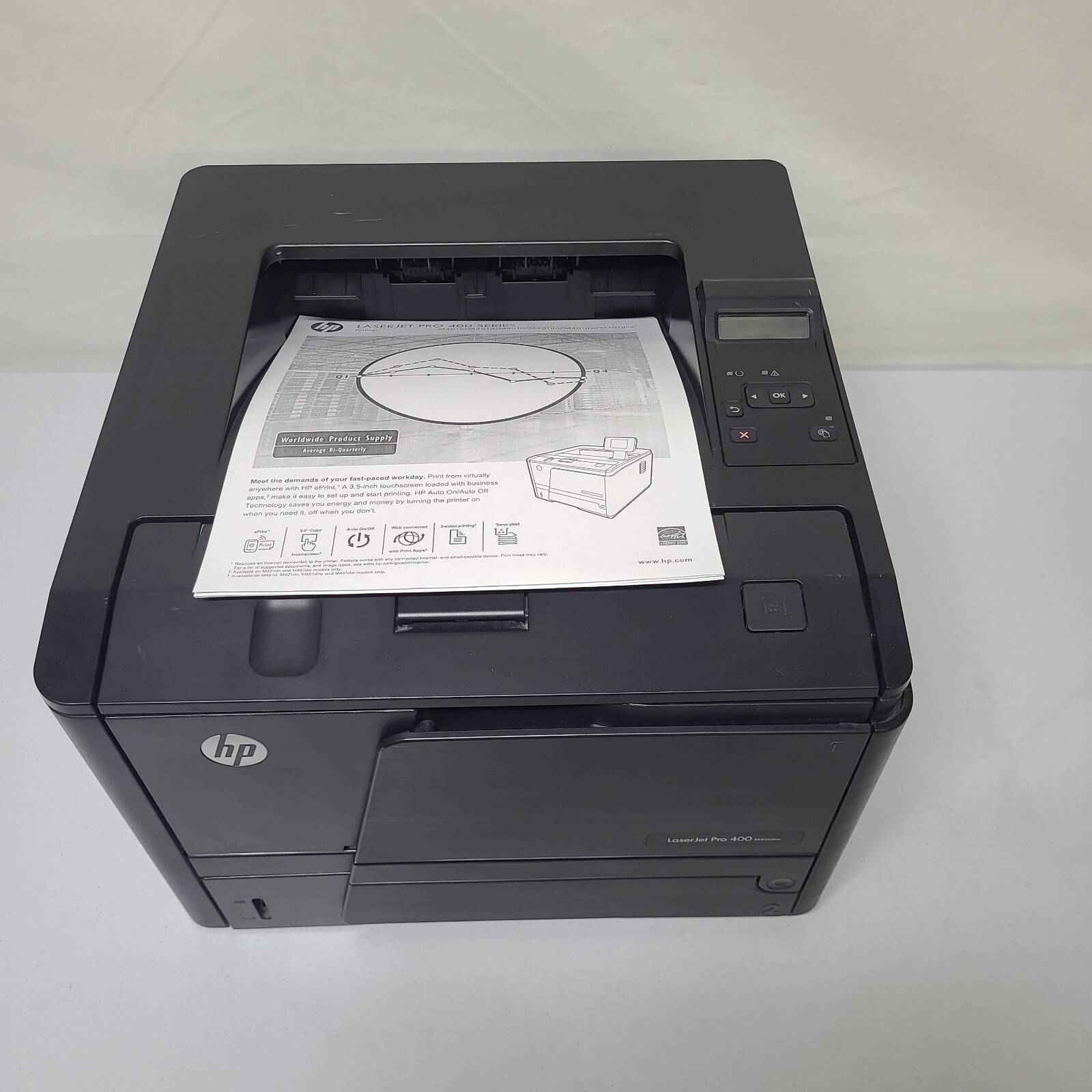 HP LaserJet Pro 400 M401DNE *SERVICED* Printer Duplex Networkable Mono