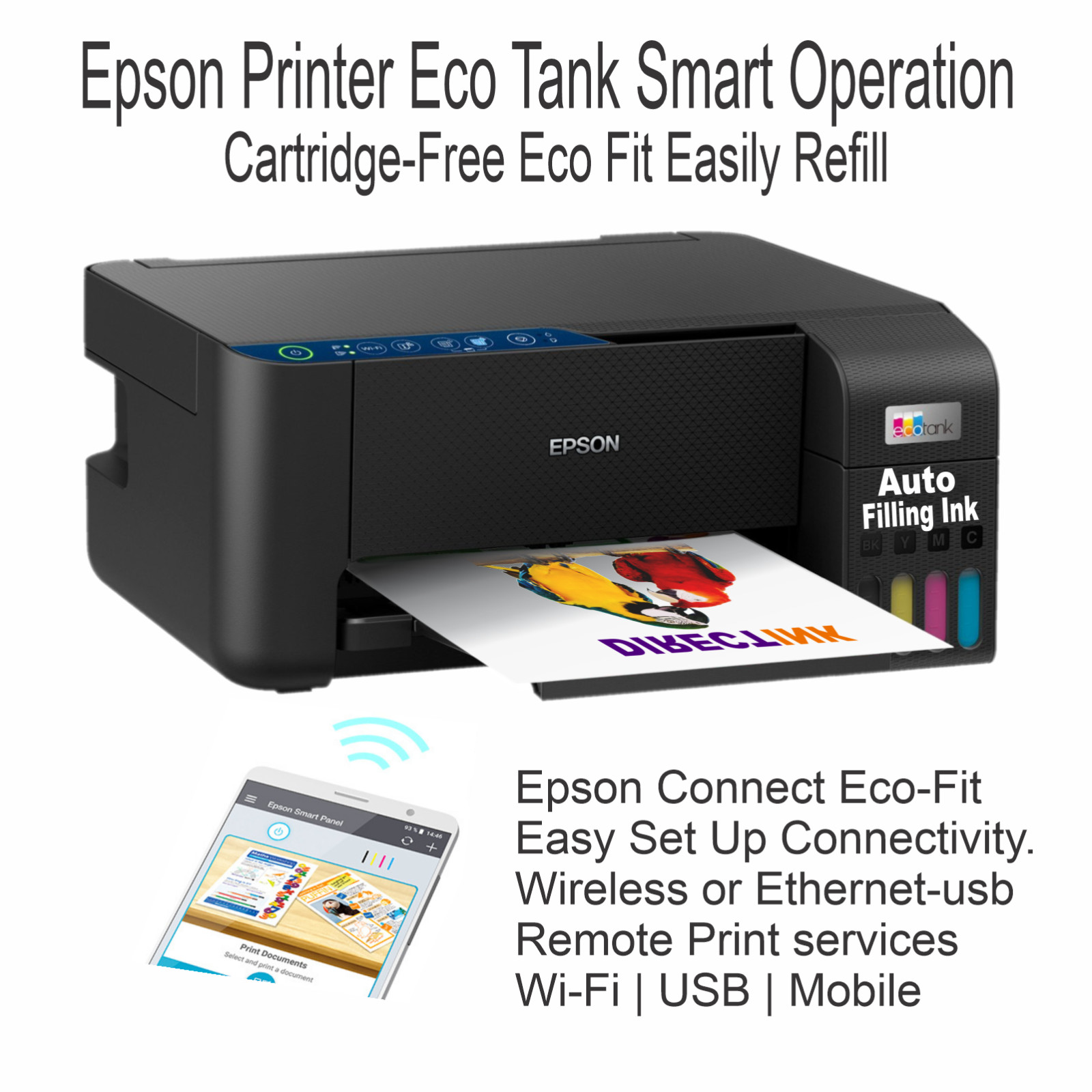 Epson Printer with DTF Ink Heat Transfer Color T-Shirt Maker Starter Kit..
