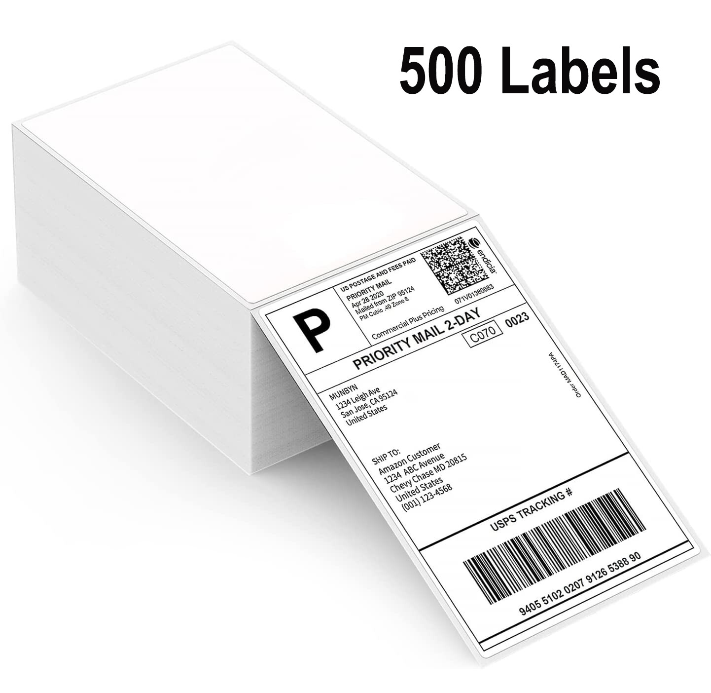 Thermal Shipping Barcode Label Printer 4×6 Wireless Bluetooth Label Printer LOT