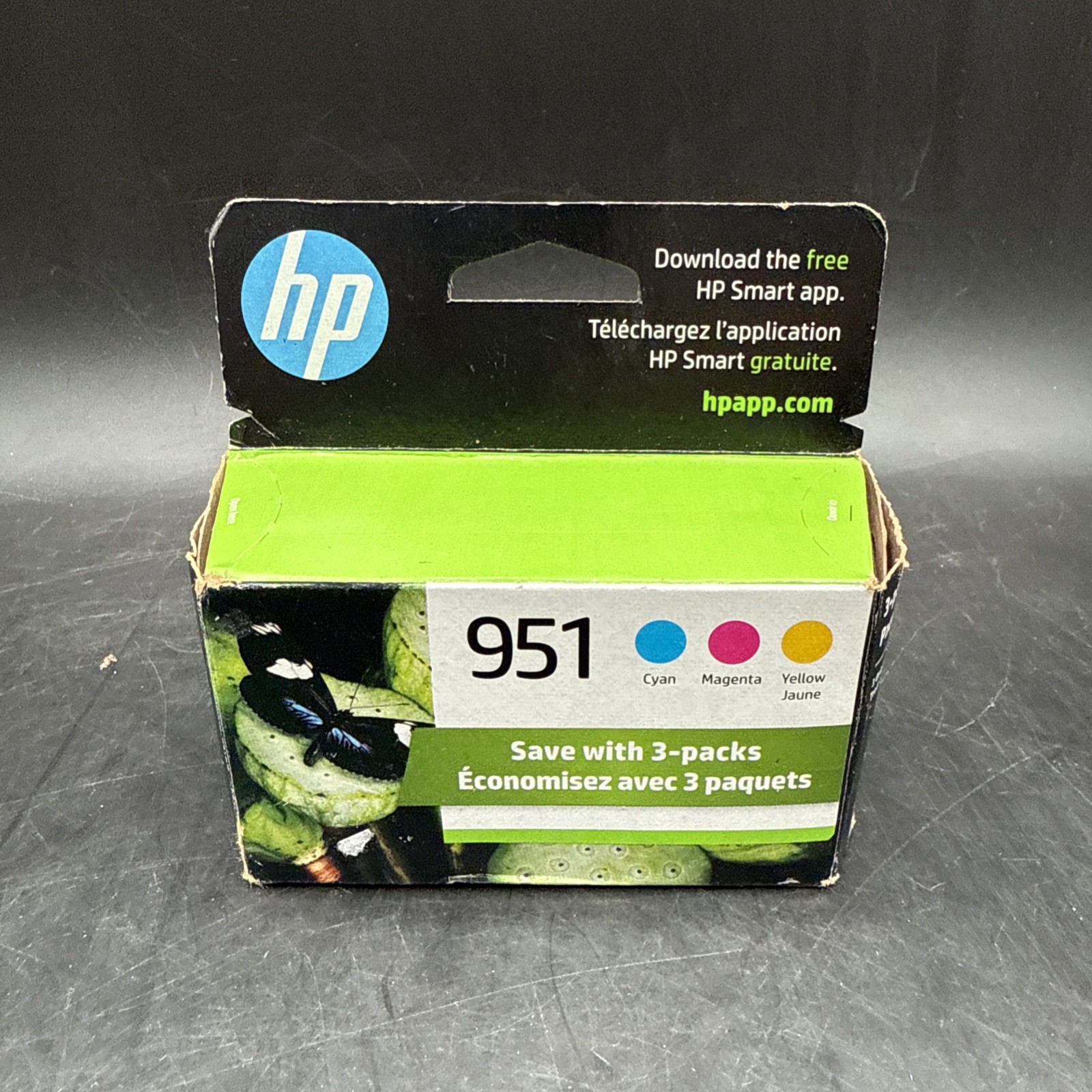 HP 951 3pk Combo Ink Cartridges Cyan/Magenta/Yellow Exp Sep/2024