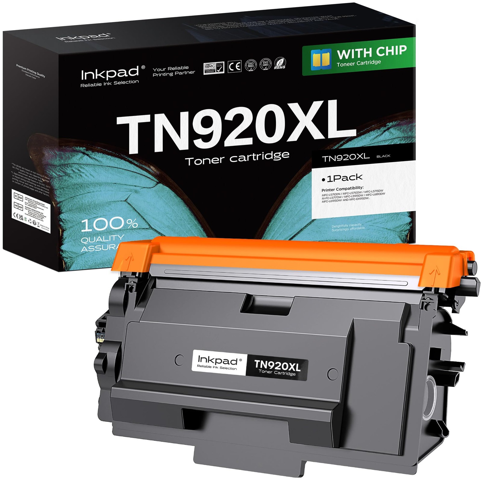 TN920XL Toner Cartridge for Brother HL-L6210DW (1 Black)