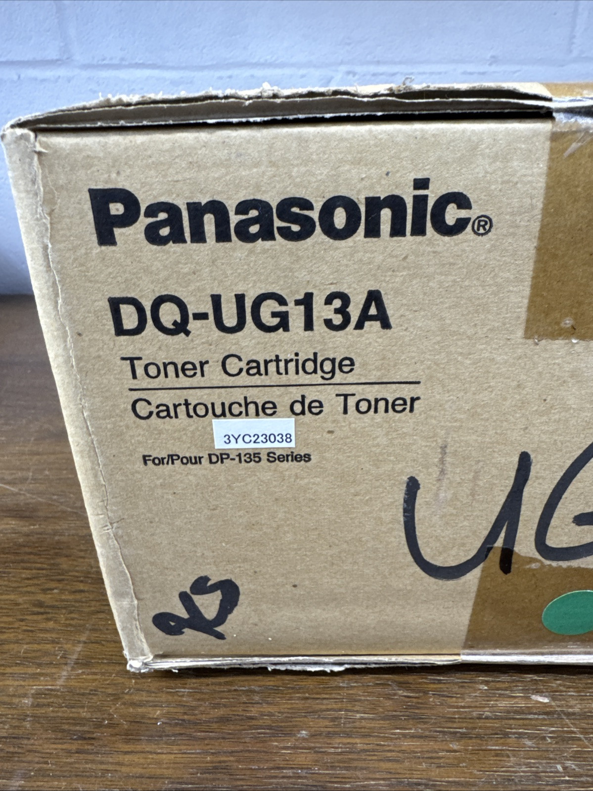 Panasonic DQ-UG13A Toner Cartridge New In Unopened Box For DP-135