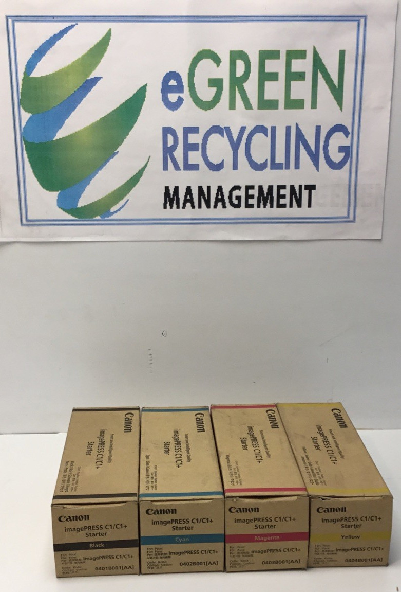 Canon ImagePress C1/ C1+ Starter CMYK Set Of 4 0401/2/3/4B001[AA] Sealed Genuine