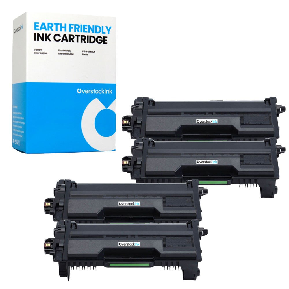 4-Pack Compatible OSI TN-920 Black Toner for Brother DCP-L5510DN MFC-EX915DW
