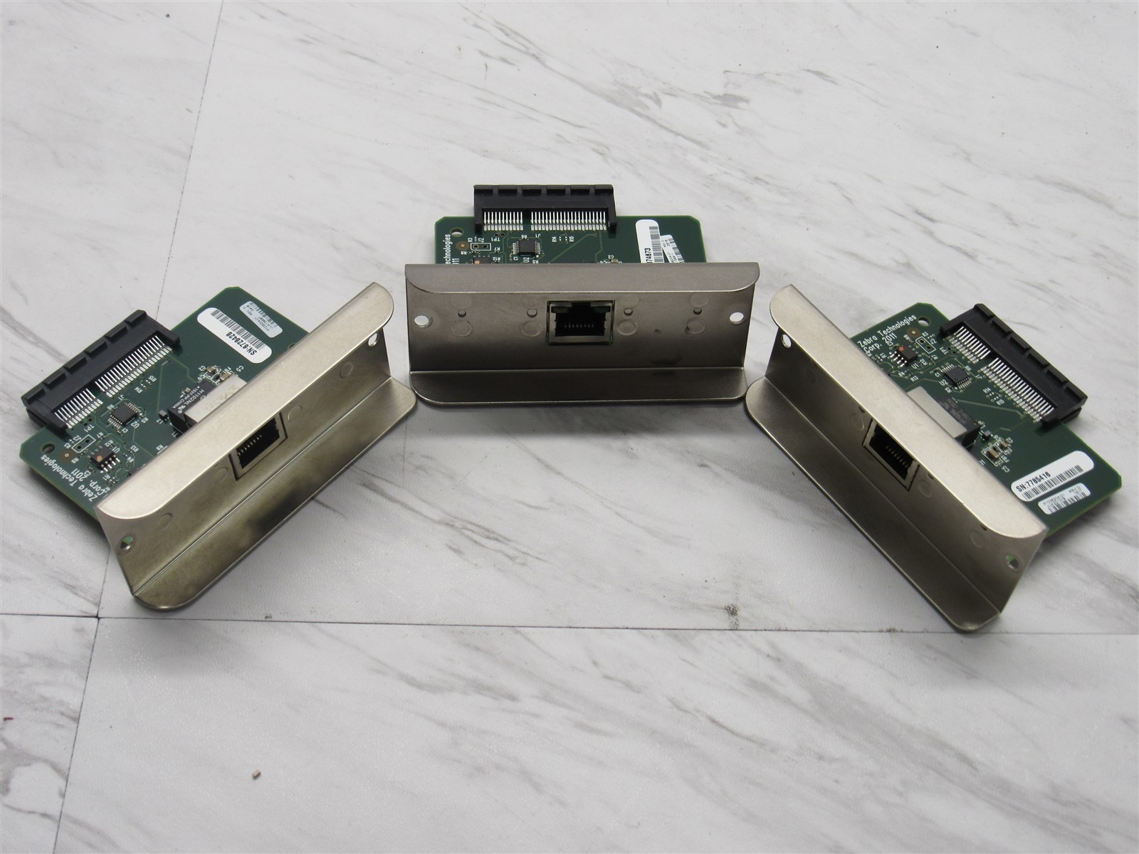 3 LOT Zebra ZT210 ZT220 ZT230 Printer Wired Ethernet Network Card P1038204-01