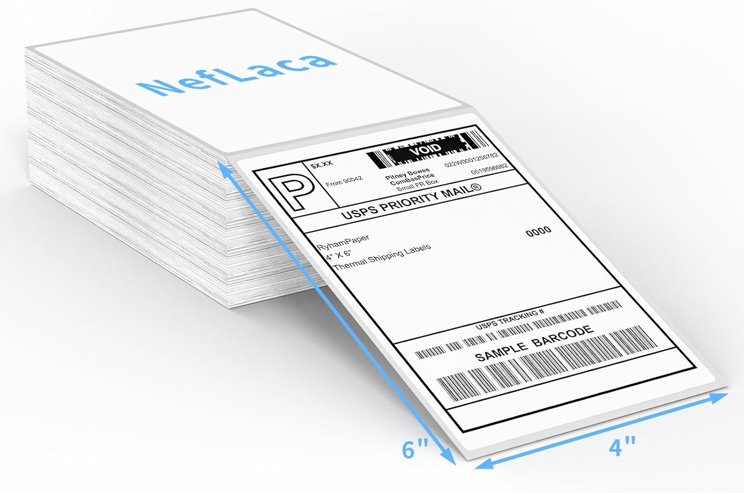Direct Thermal Label-Shipping Label 4×6- Thermal Printer Sticker 4″x6″,Compatibl