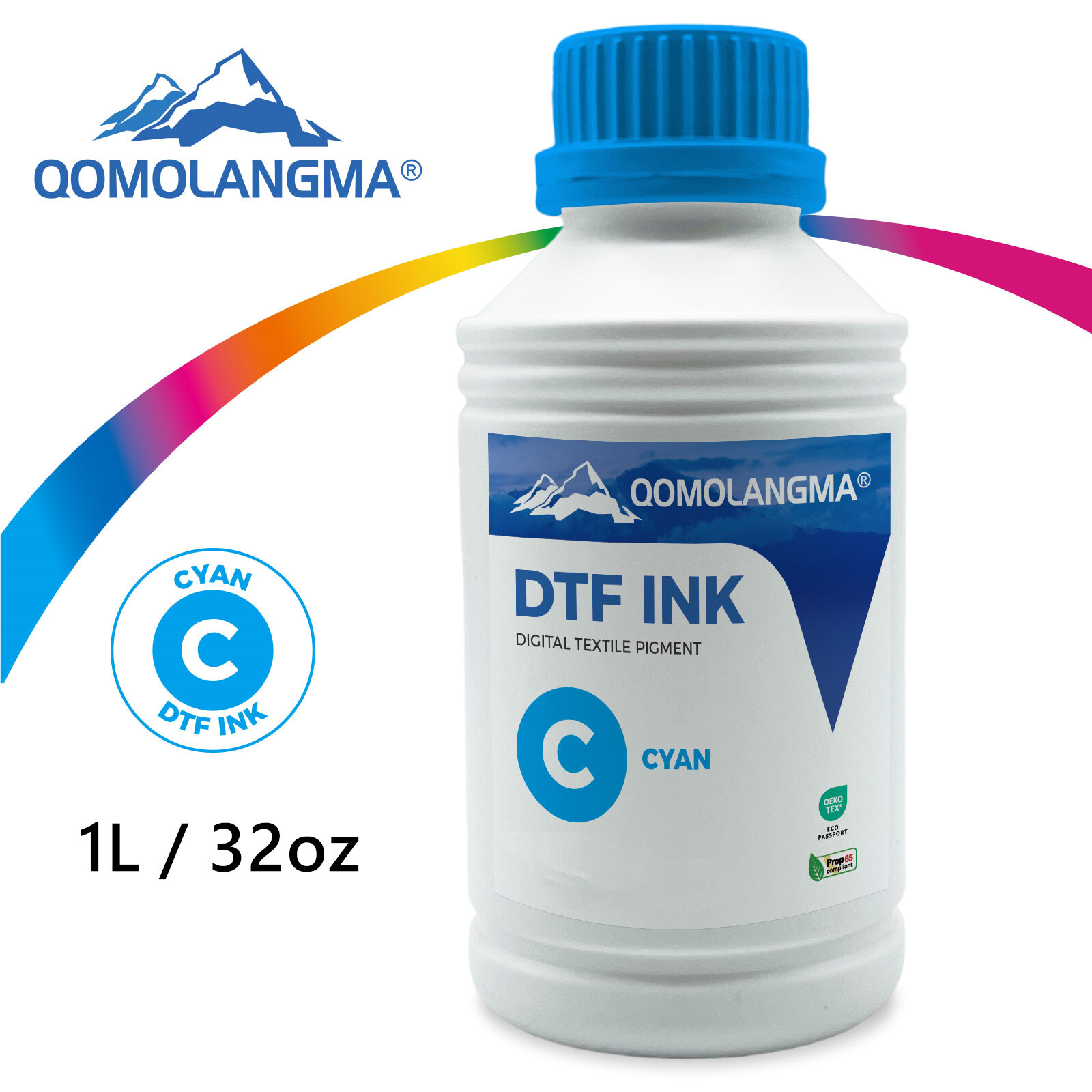 US Stock 1L Direct to Transfer Film DTF Ink Water-based for Printhead