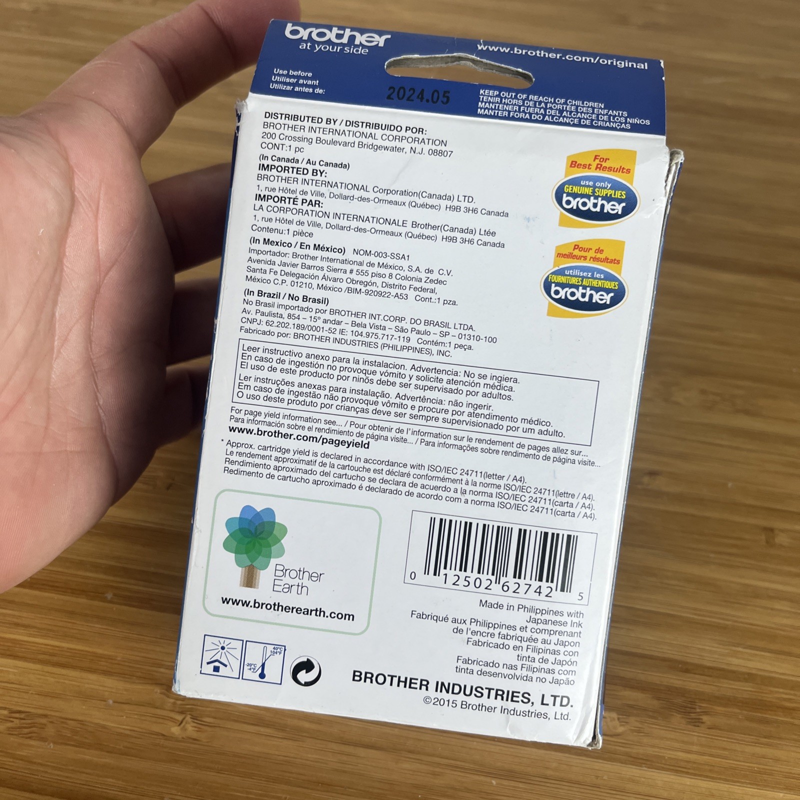 Genuine Brother LC79BK XXL Black Super High Yield Ink Cartridge Exp 05/2024