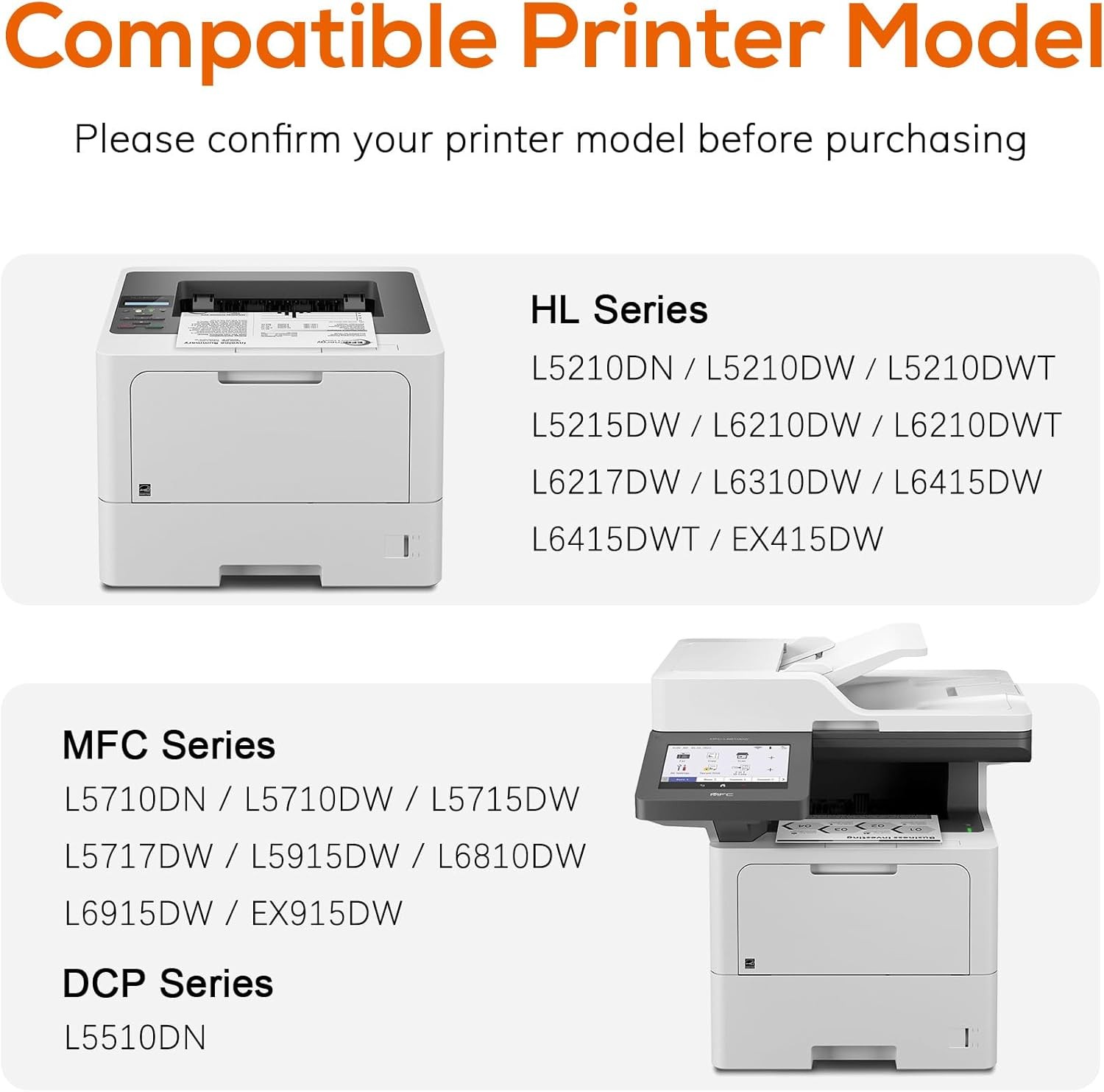 TN920XL Toner Cartridge for Brother HL-L6210DW/HL-L5210DW/HL-L6310DW/MFC-L6810DW