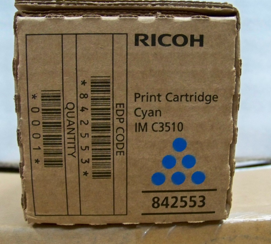 Ricoh IM C3510 Cyan 842553 Print Cartridge (IM3510) (IM3010)