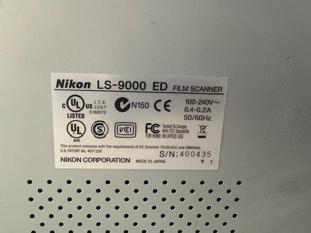Nikon Super CoolScan LS- 9000 ED Negative & Slide Scanner – Clean!!