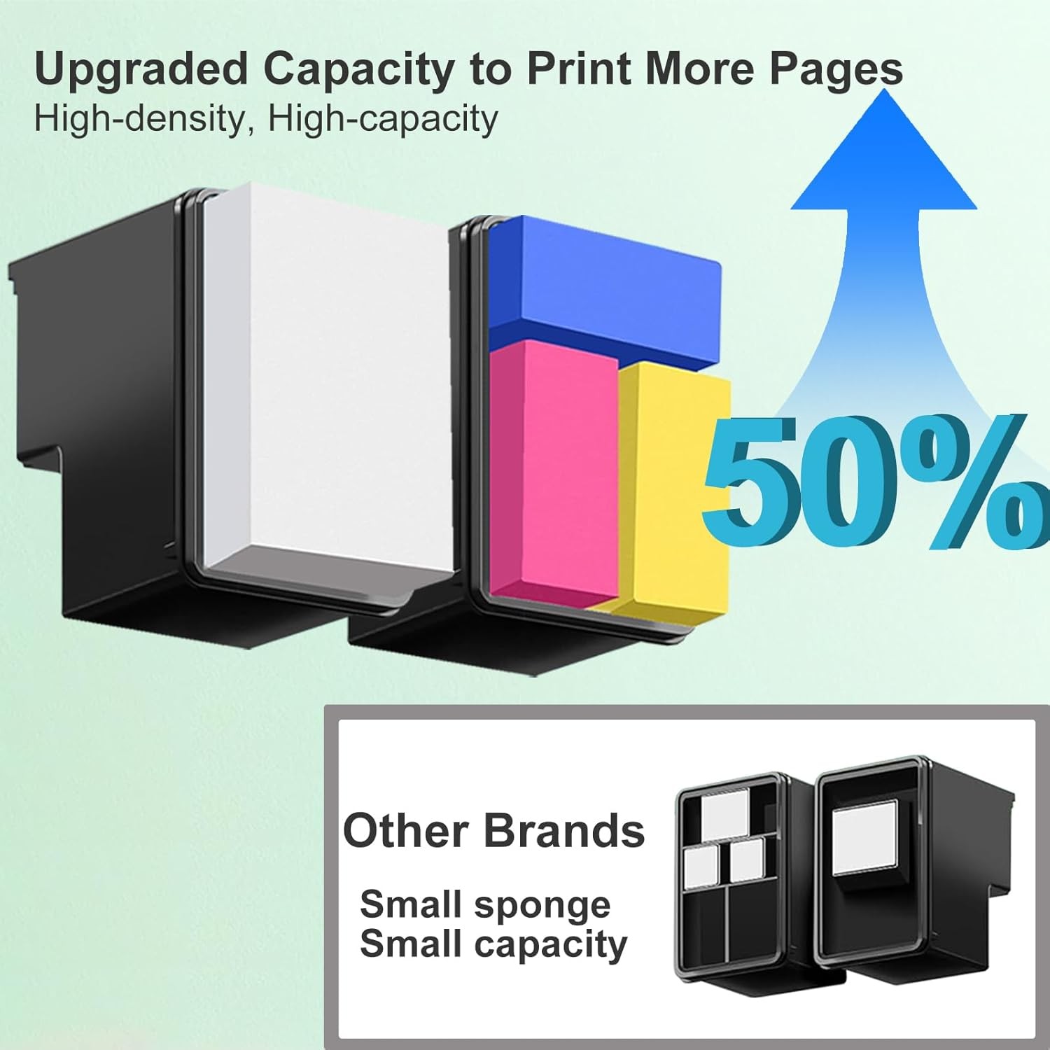 67XL Ink Cartridge for HP 67 Ink Deskjet 2800e 2752e 2755e 4100e Envy 6000 6458