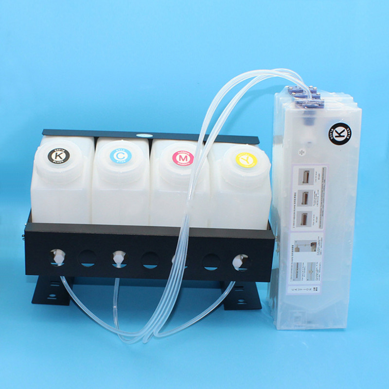 Vertical Plug-in CISS For Roland RS640 740 RA640 VS640 4 Tanks+4 Cartridges