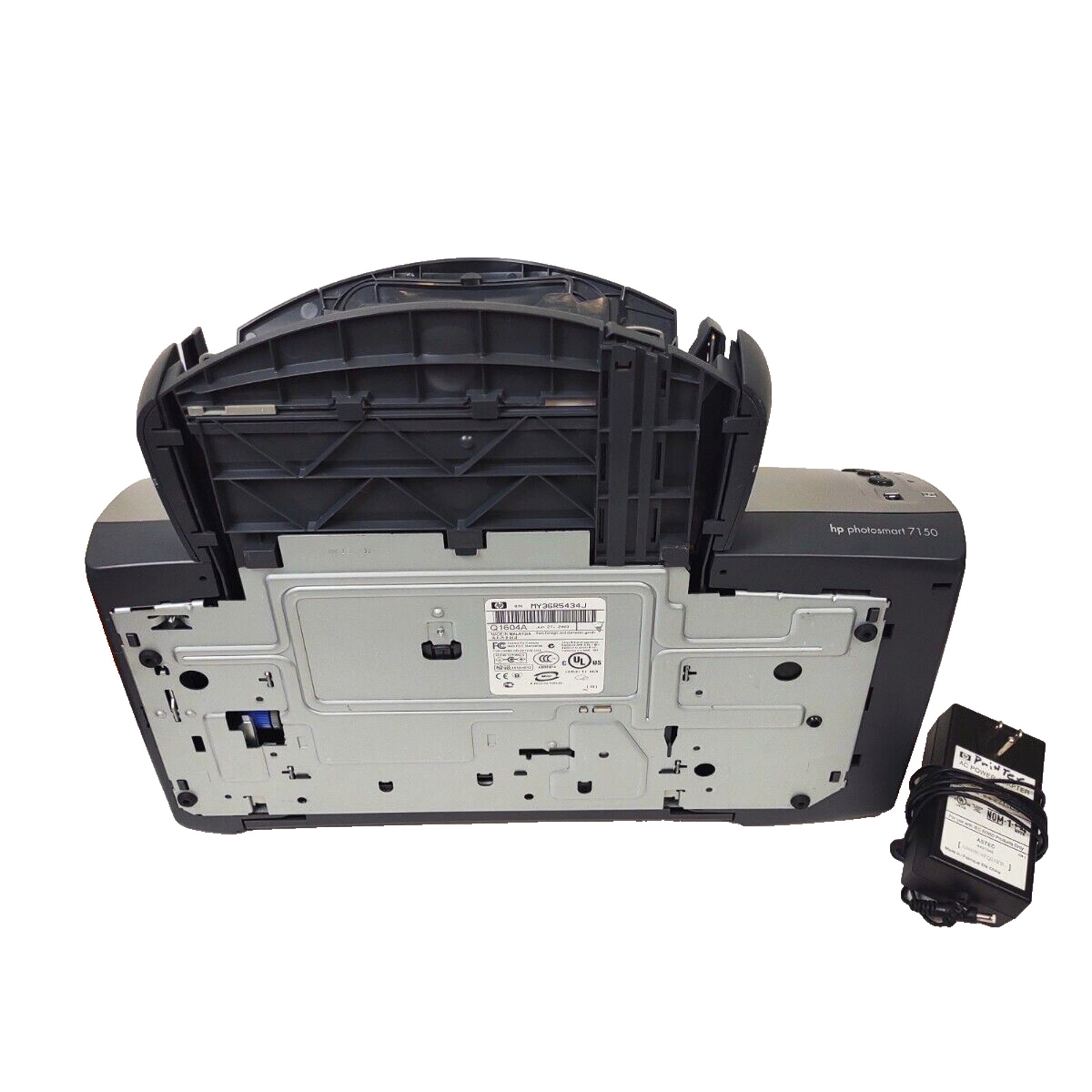 HP Photosmart 7150 Standard Inkjet Printer USB Camera Direct Power Supply WORKS