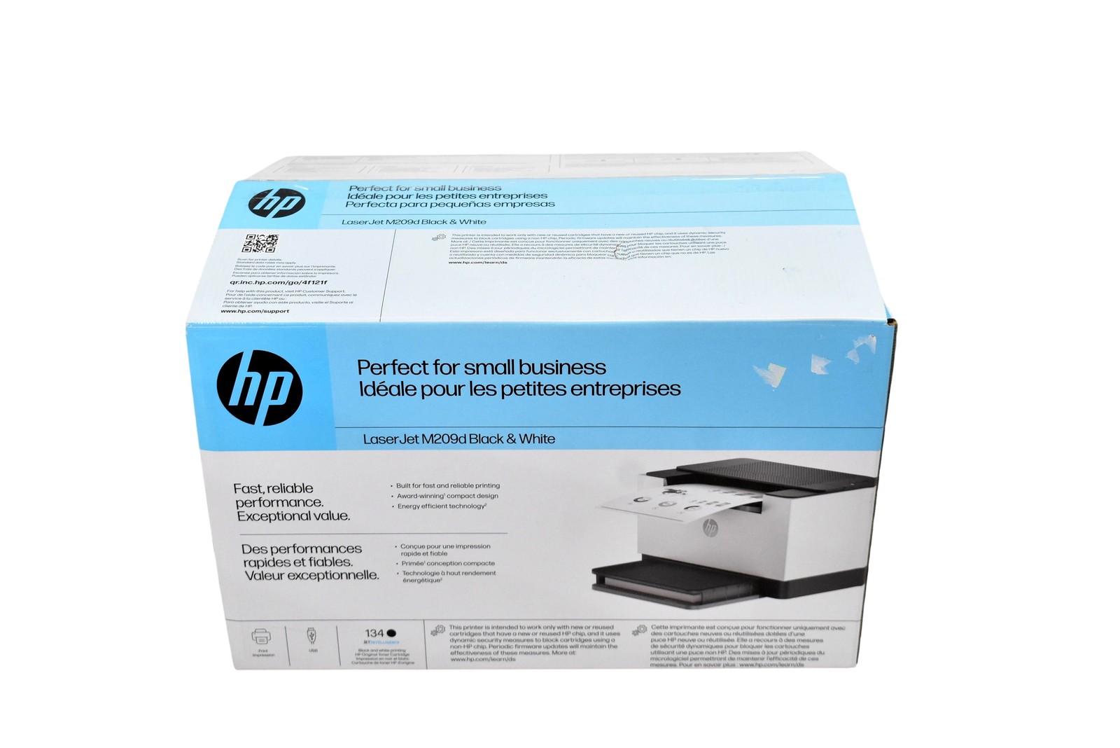 HP LaserJet M209d Monochrome Printer USB 2.0 Duplex 30ppm 150Sheet Black & White
