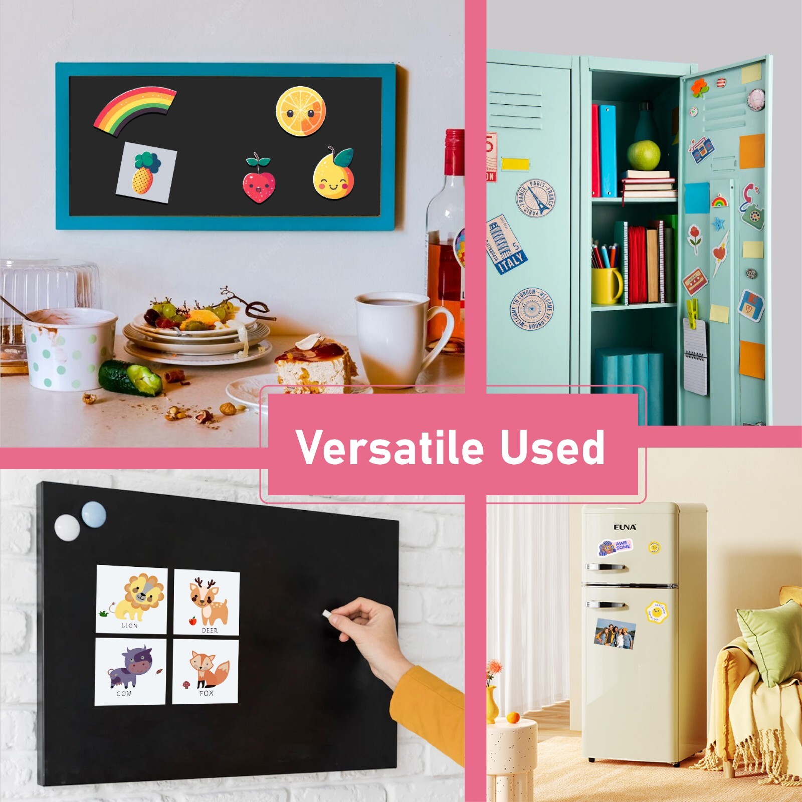 12 Sheets GLOSSY Printable Magnetic Photo Paper for Inkjet Laser Printers 8.5×11