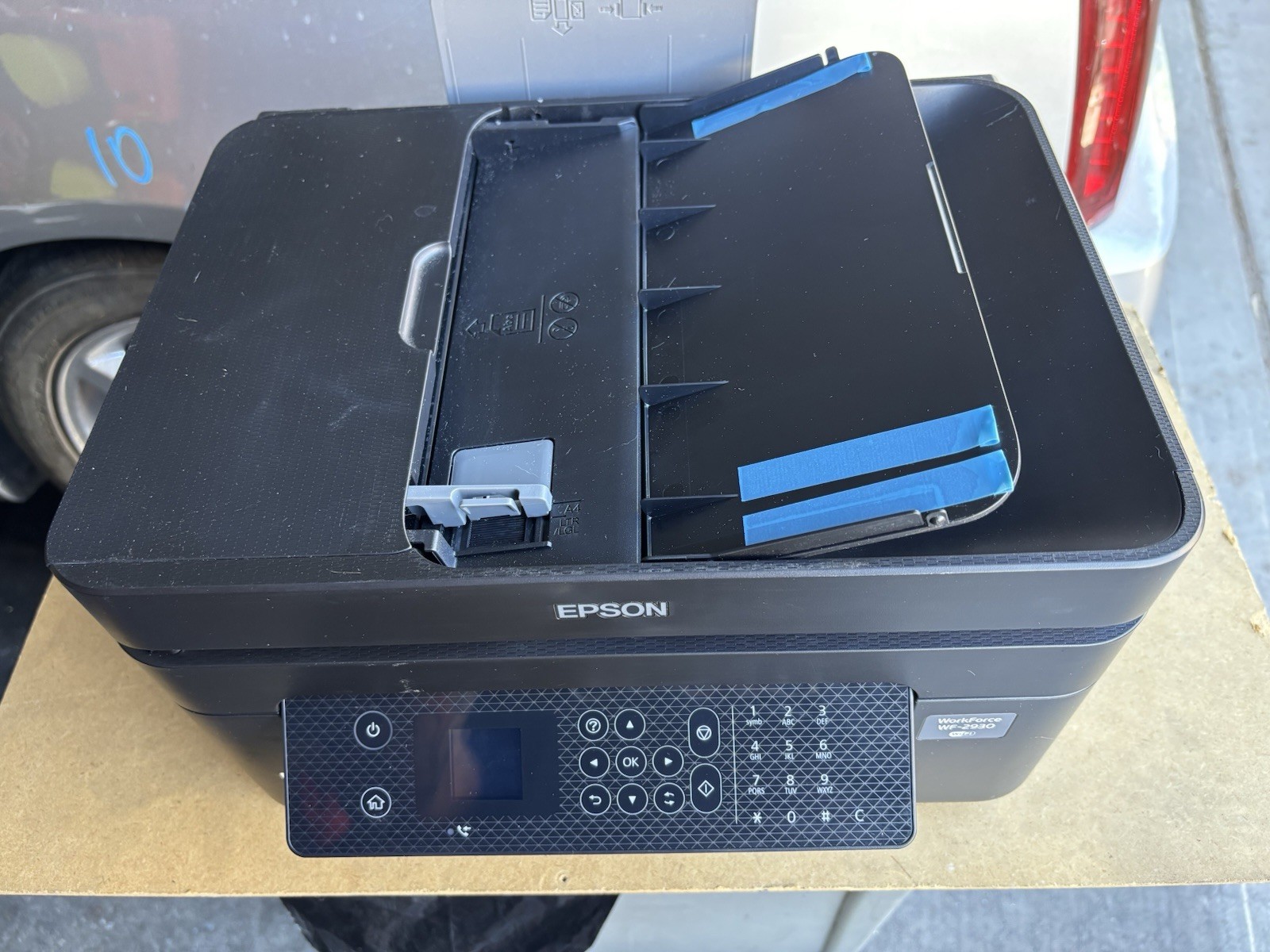 Epson WorkForce WF-2930 Wireless All-in-One Printer “NO INK” tested great