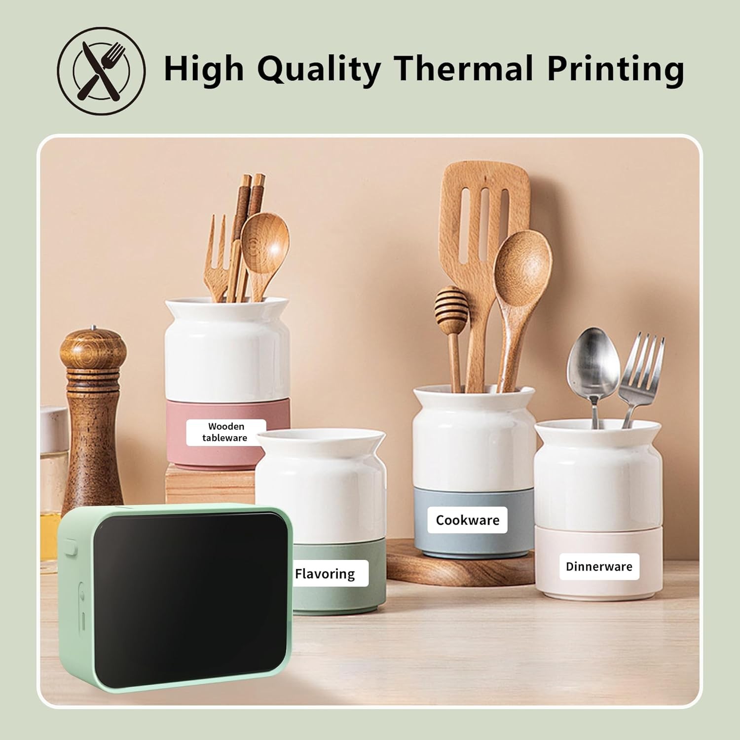 Xmas Best Gift Bluetooth Label Maker Machine with Tape Thermal Labeling Device