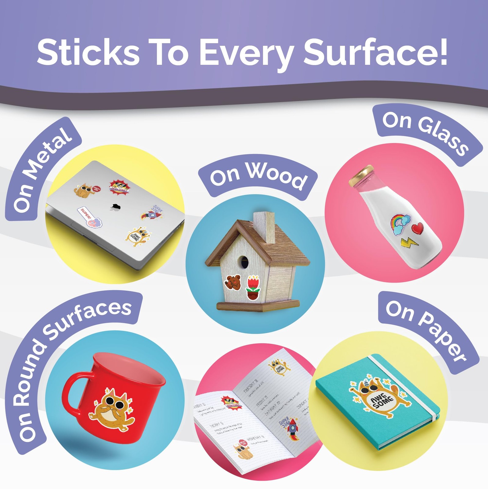 Translucent Semi-Clear Sticker Paper for Inkjet Printer & Laser Printer 62 Sh…