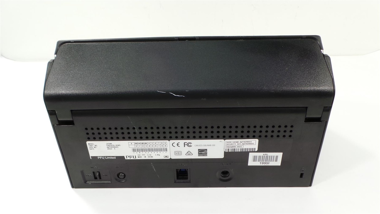Fujitsu ScanSnap iX500 Document Scanner USB Wi-Fi Black – Unit only