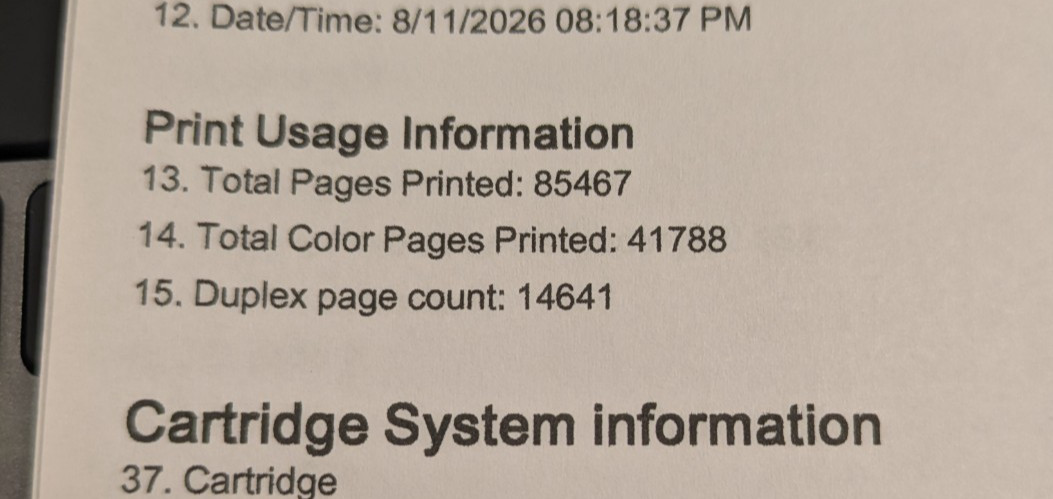 HP PageWide Pro 577dw All-in-One Printer – Ethernet WiFi USB – Cleaned Tested