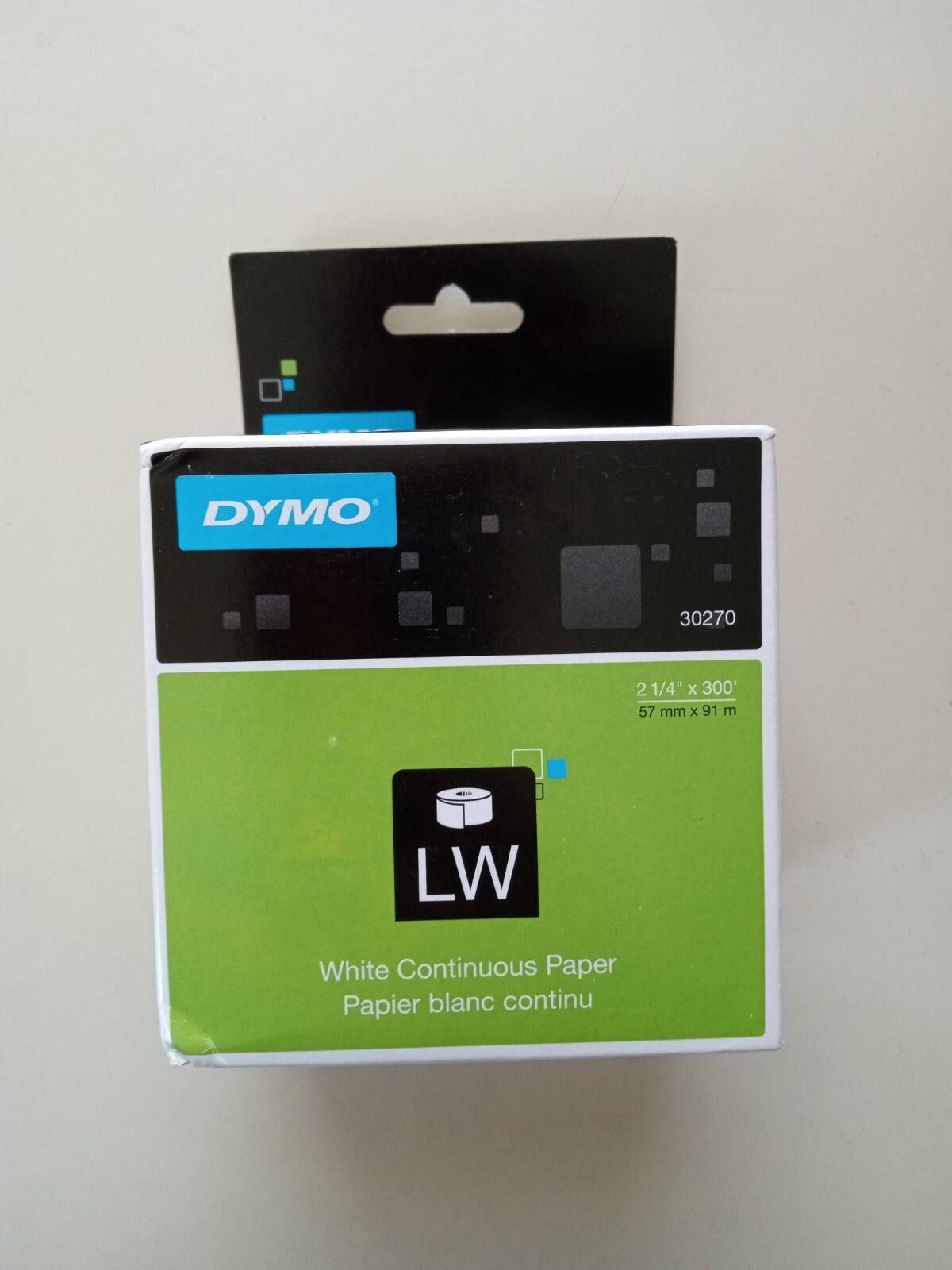 DYMO LabelWriter Continuous-Roll Receipt Paper 2-1/4″ x 300 White 30270