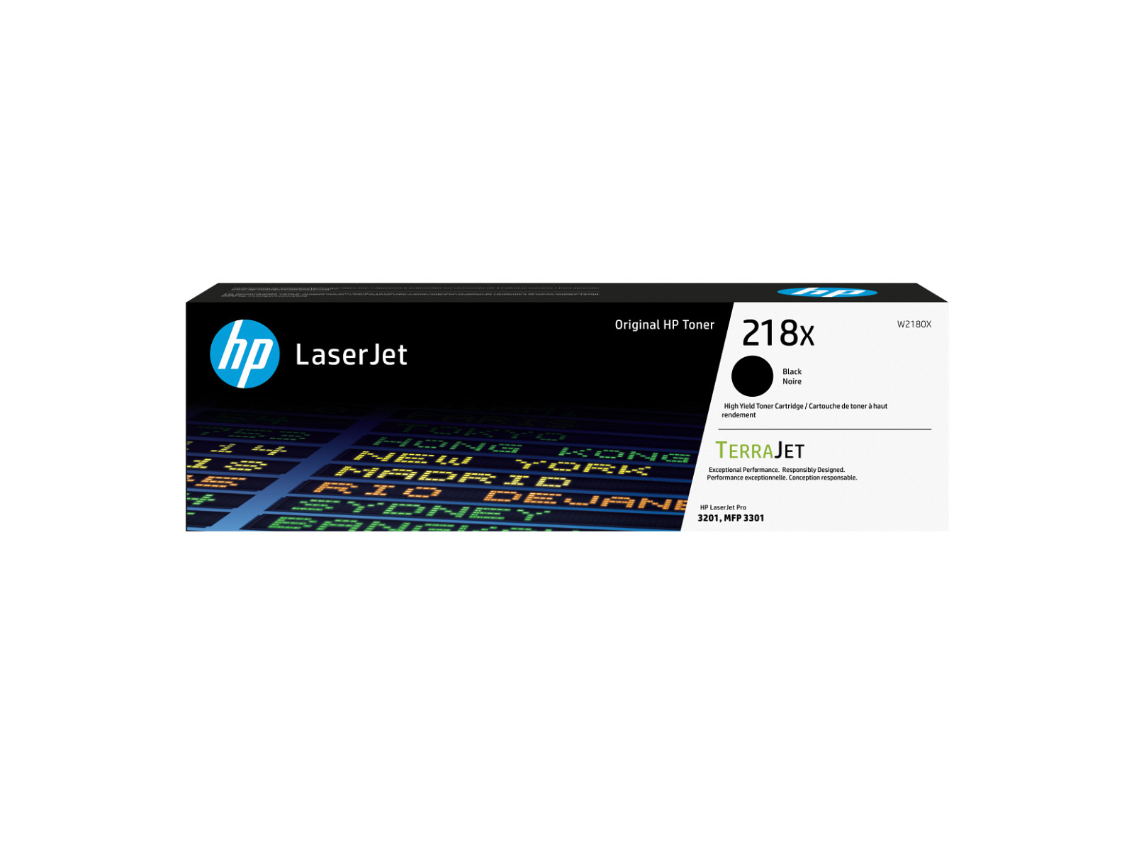 HP 218X High Yield Black Original LaserJet Toner Cartridge, W2180X