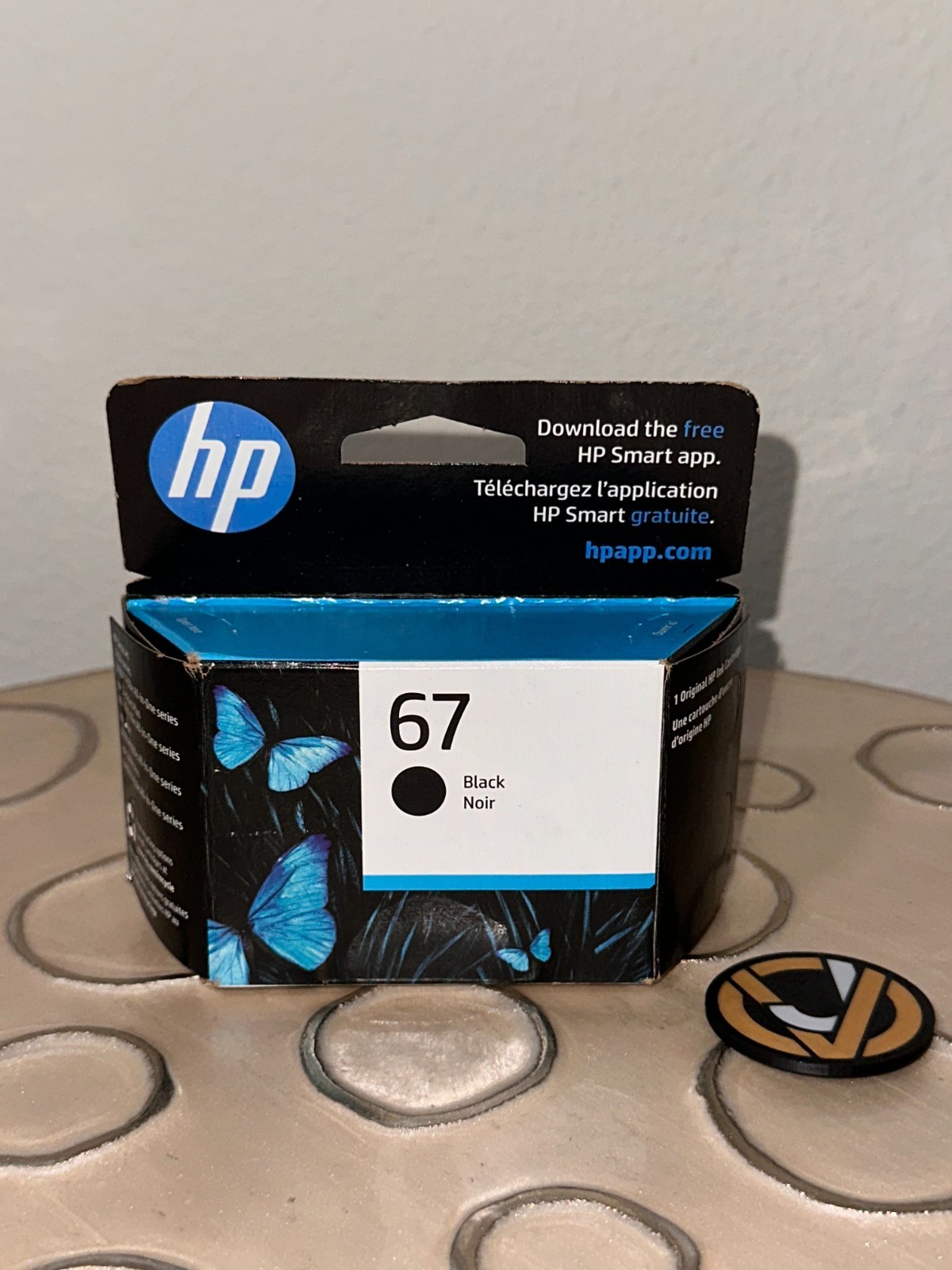 NEW HP 67 INK CARTRIDGE BLACK NOIR GENUINE OEM ORIGINAL Exp Date June 2024