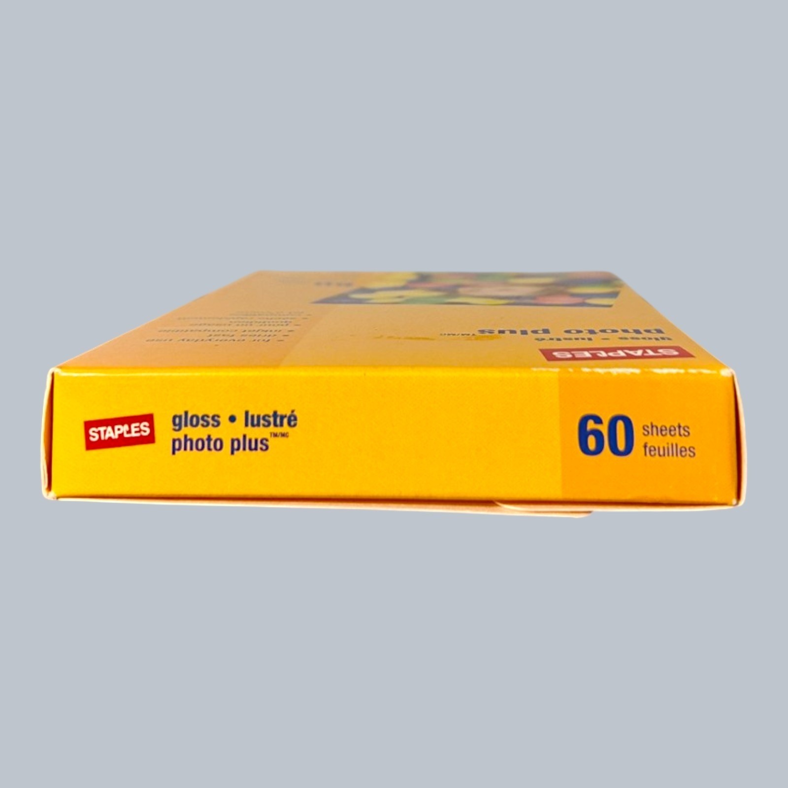 Staples Photo Plus Gloss Inkjet Paper 4×6 60 Sheets White 72lb 10.5mil 19898